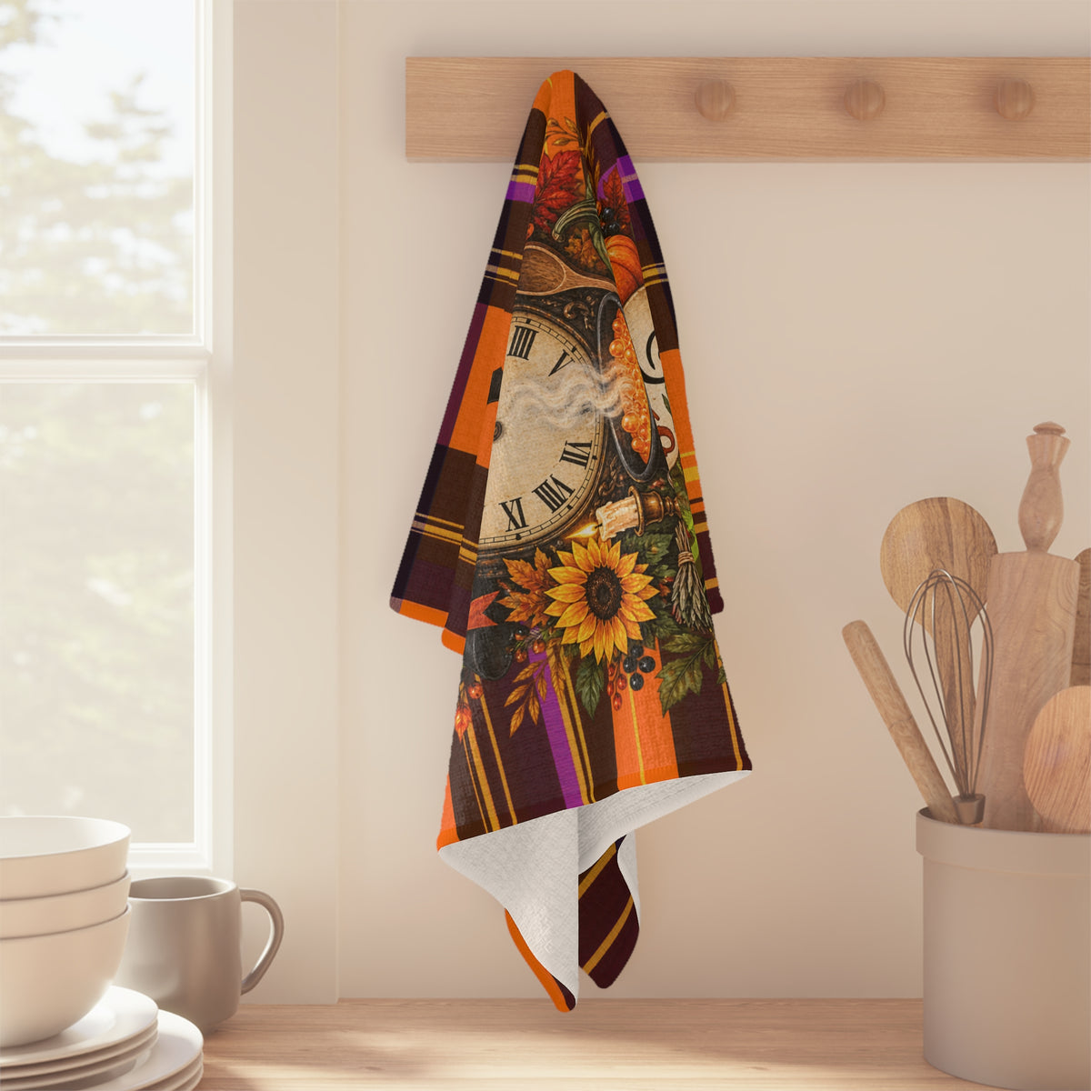 Witching Hour Is Delicious Halloween Microfiber Tea Towel