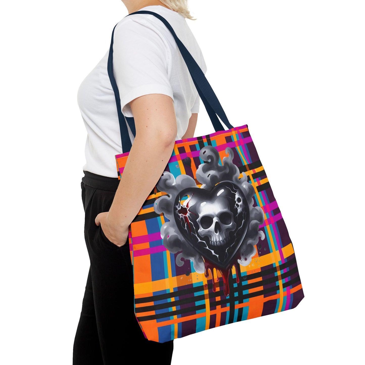Fashionable Halloween Theme Tote Bag - Stylish Design for Everyday Festive Gift