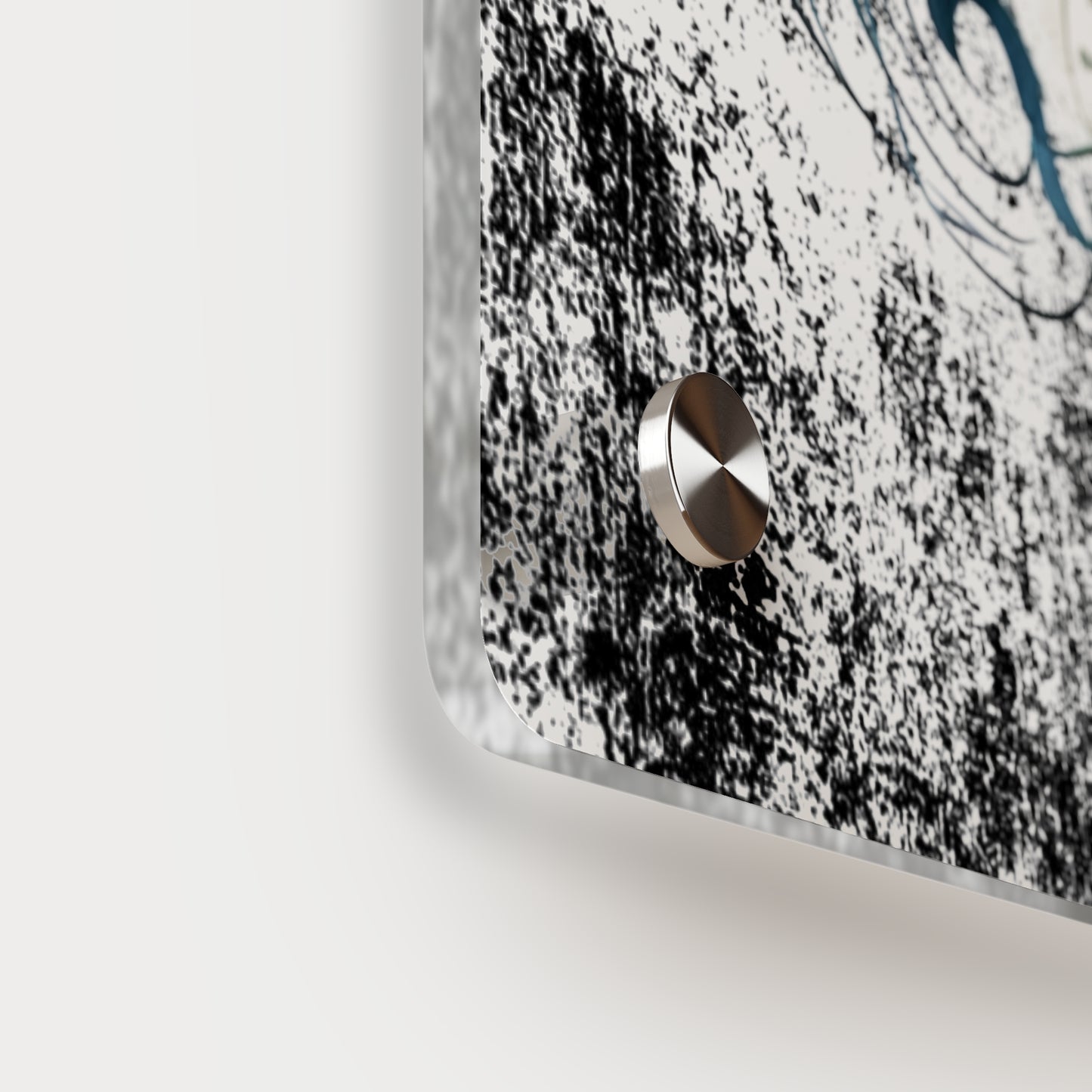 Vibrant Floral Horse Acrylic Wall Art Panel - Home Decor