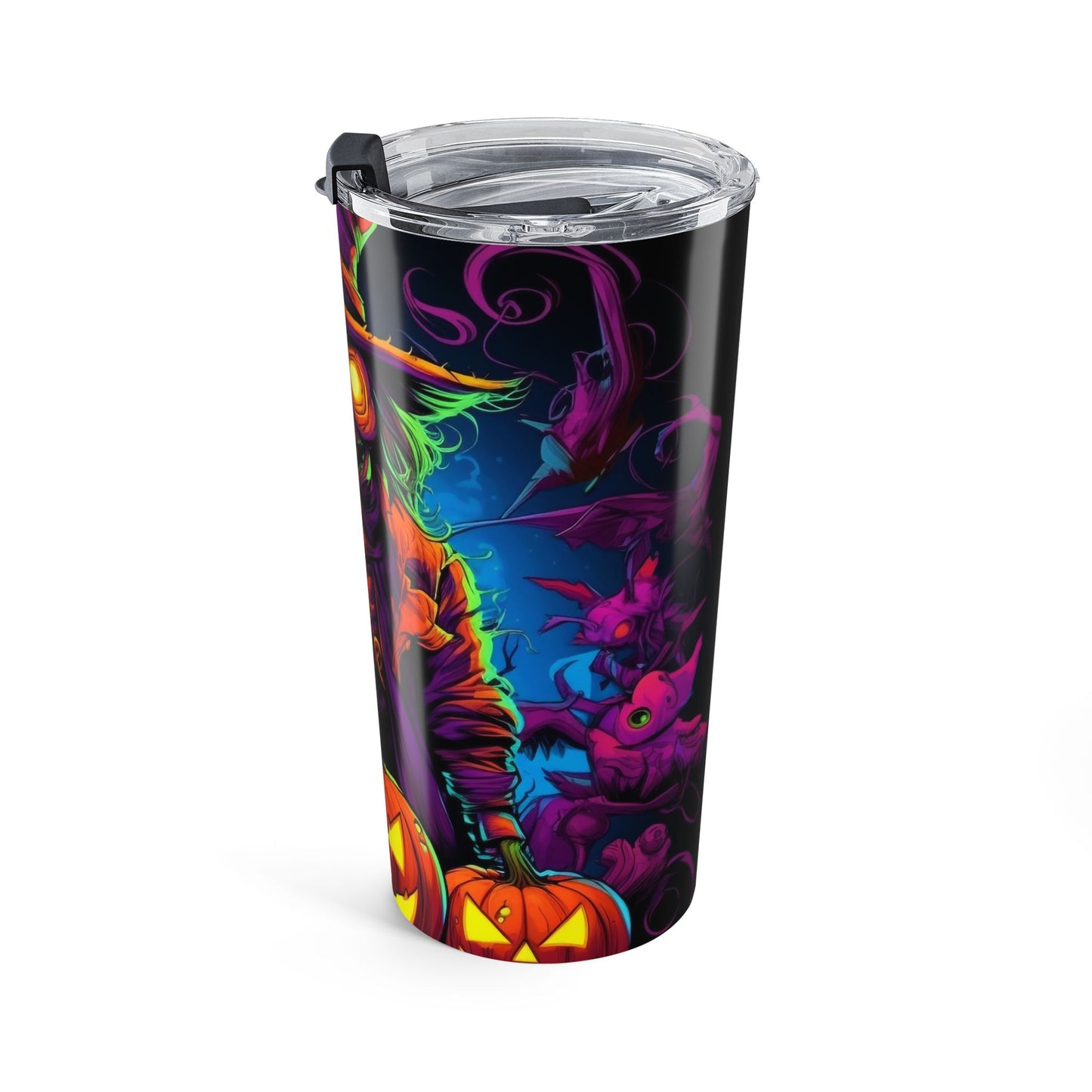 Vibrant Skull Halloween Tumbler 20oz - Fall Party Gift