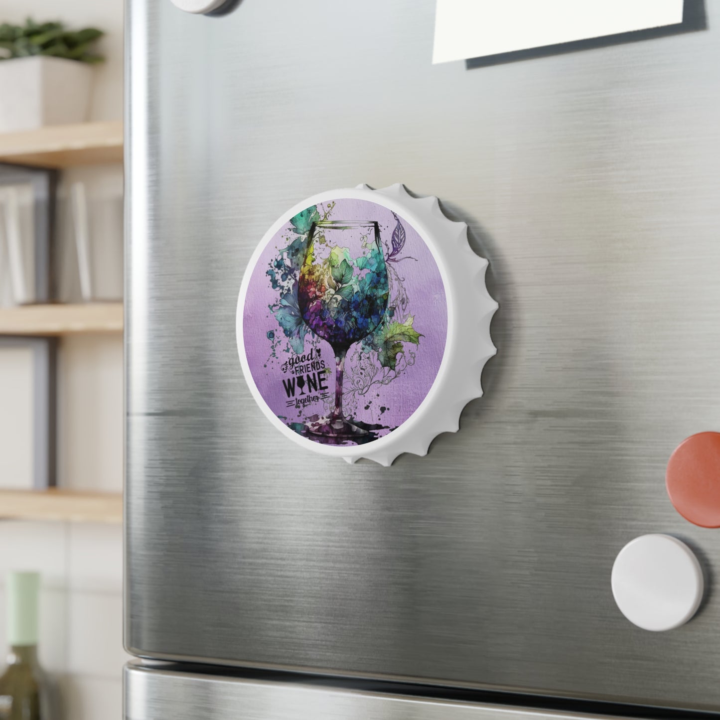 Good Friends Wine Together Bottle Opener - Wine Lover Gift