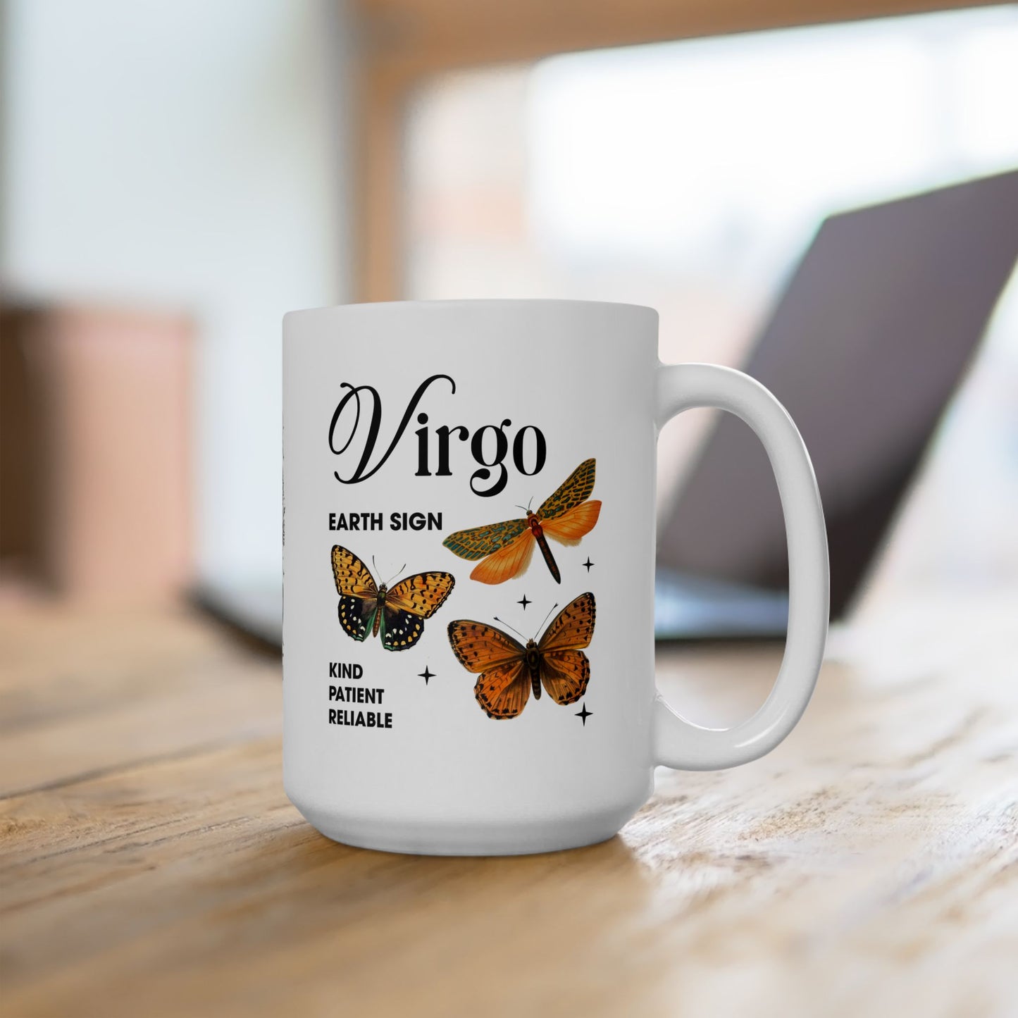 Personalized Virgo Zodiac Ceramic Mug - 11oz & 15oz