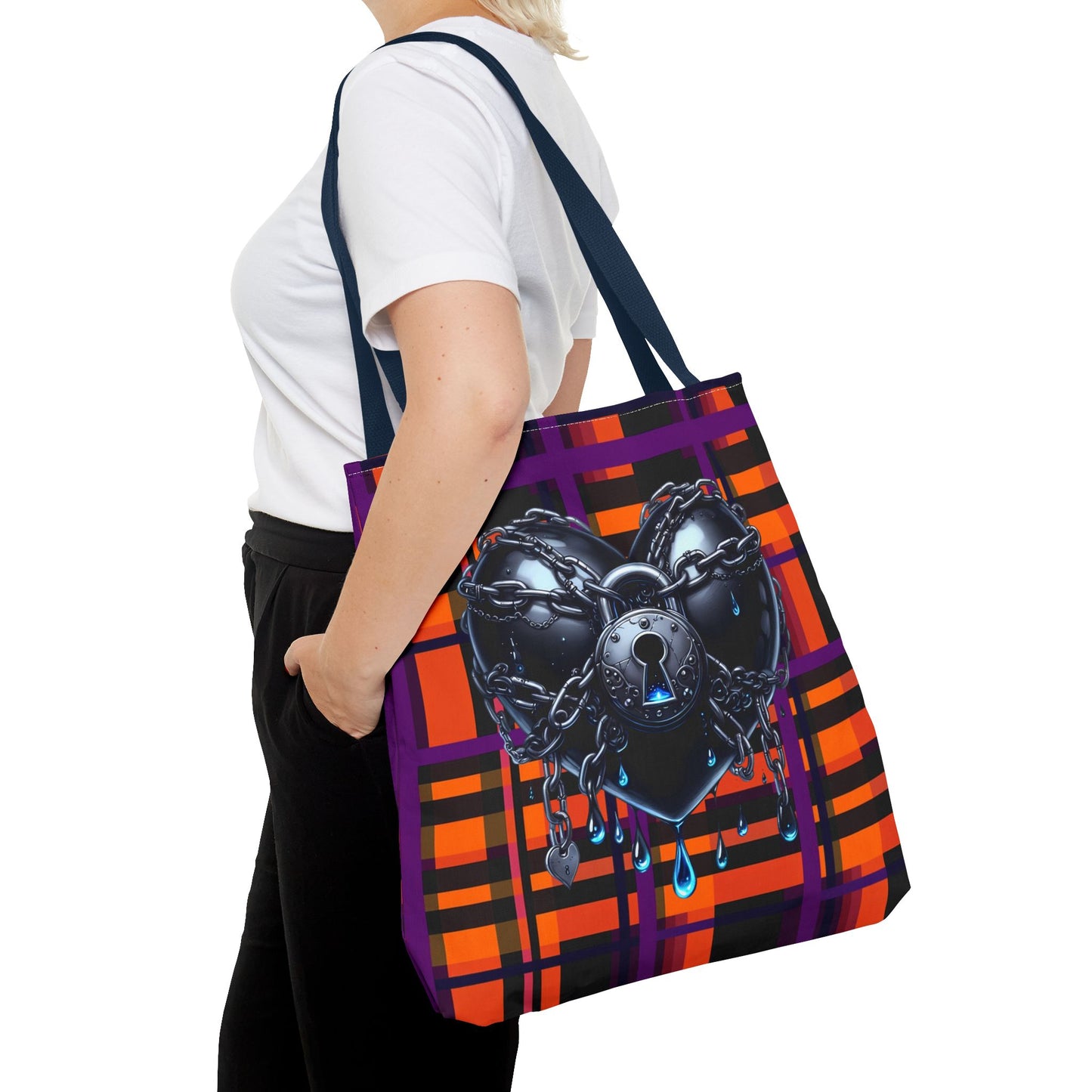 Fashionable Halloween Theme Tote Bag (AOP), Stylish for Everyday or Occasion, Perfect for Halloween Lovers, Great Gift Idea for Anyone