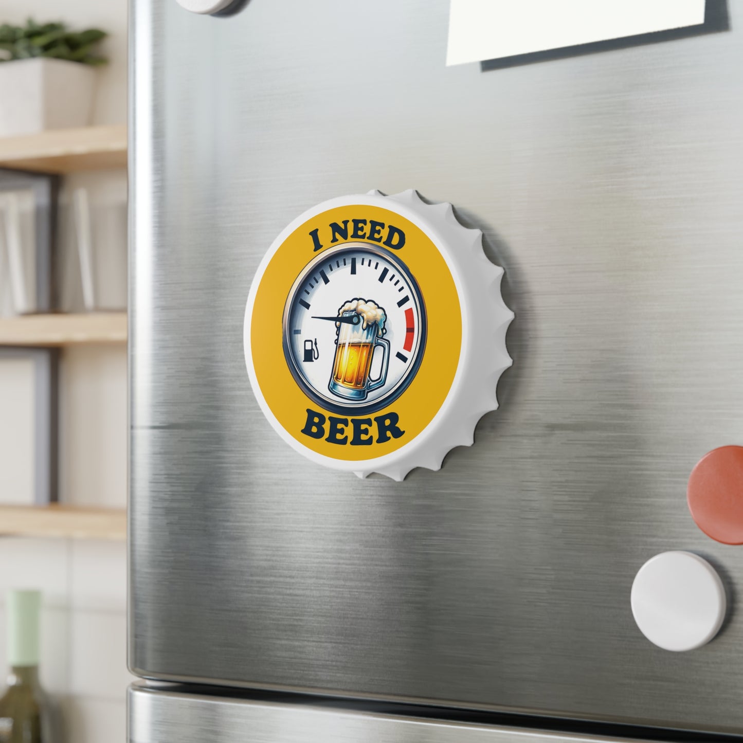 I Need Beer Bottle Opener - Vintage Cap Catcher for Bar & Home