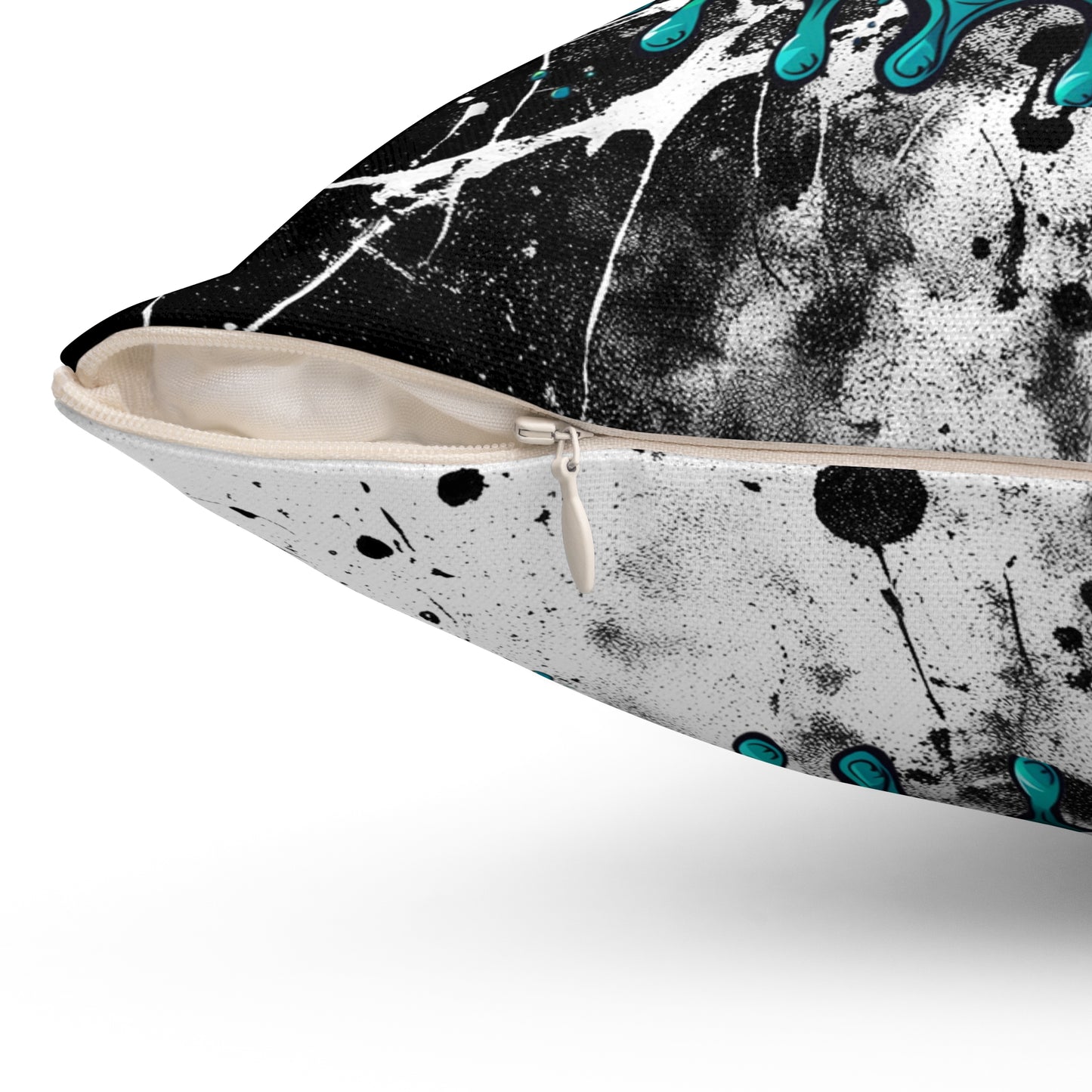 Halloween Theme Spun Polyester Square Pillow, One Eyeball Monster Halloween Decor, Accent for Any Room, Halloween and Monster Lovers