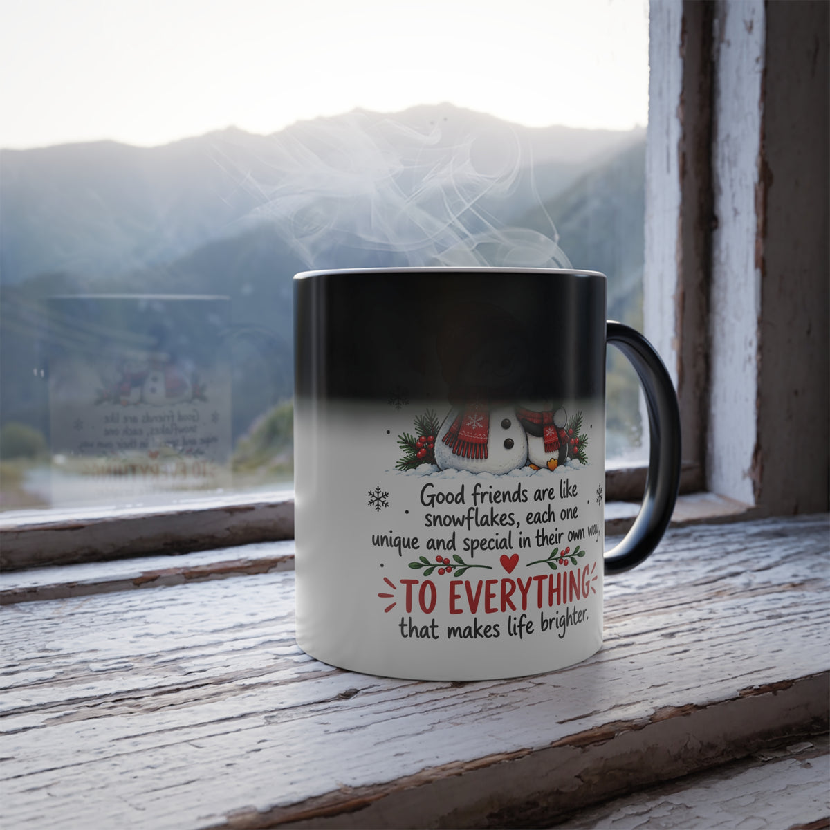 Christmas Color-Changing Mug – Holiday Cheer Coffee Cup
