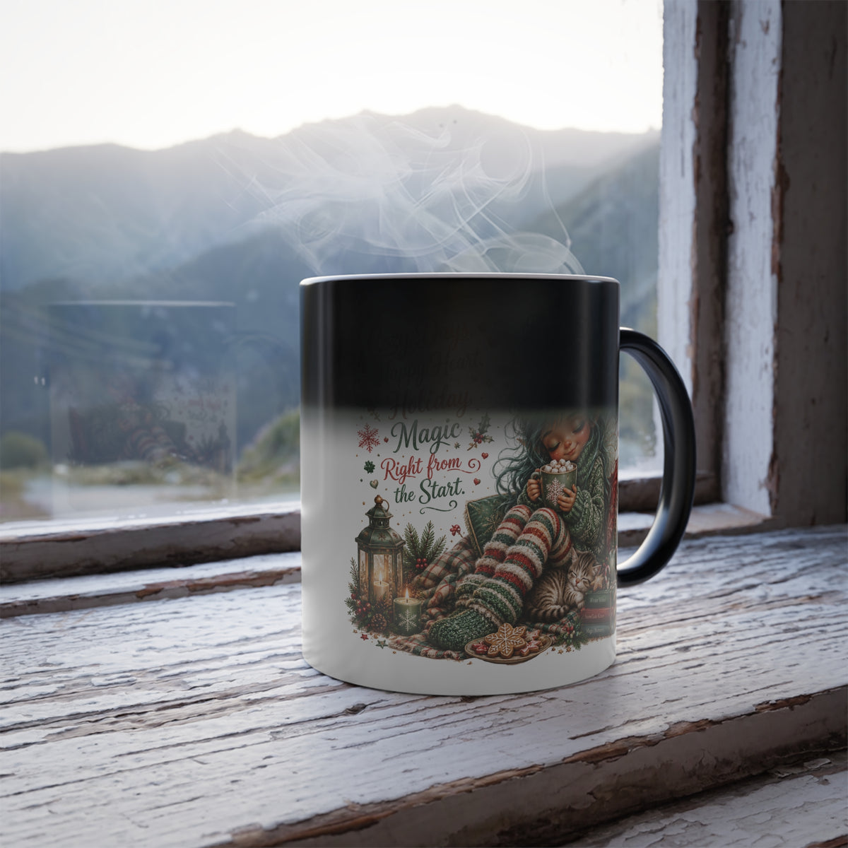 Christmas Elf Holiday Magic Color-Changing Mug