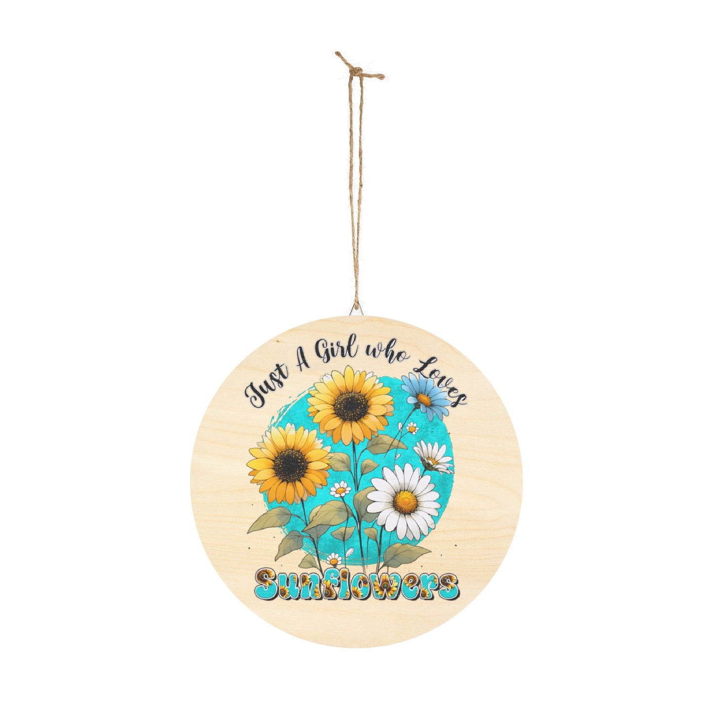 Rustic Charm Wood Signs with Sunflowers, Sunflower Lovers, Sunflower Accent for Home or Office, Cute Gift Idea for Her for Any Occasion