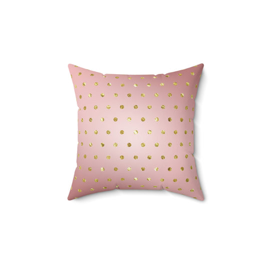 Decorative Spun Polyester Square Pillow, Stylish Pillow for Any Room, Beautiful Accent for Home or Office for Everyday for Anyone