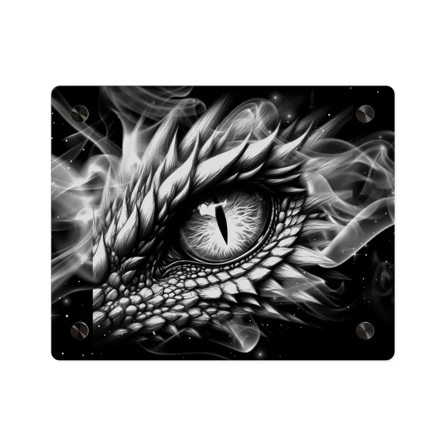 Mystical Dragon Eye Acrylic Wall Art Panels - Home Decor for Fantasy Lovers