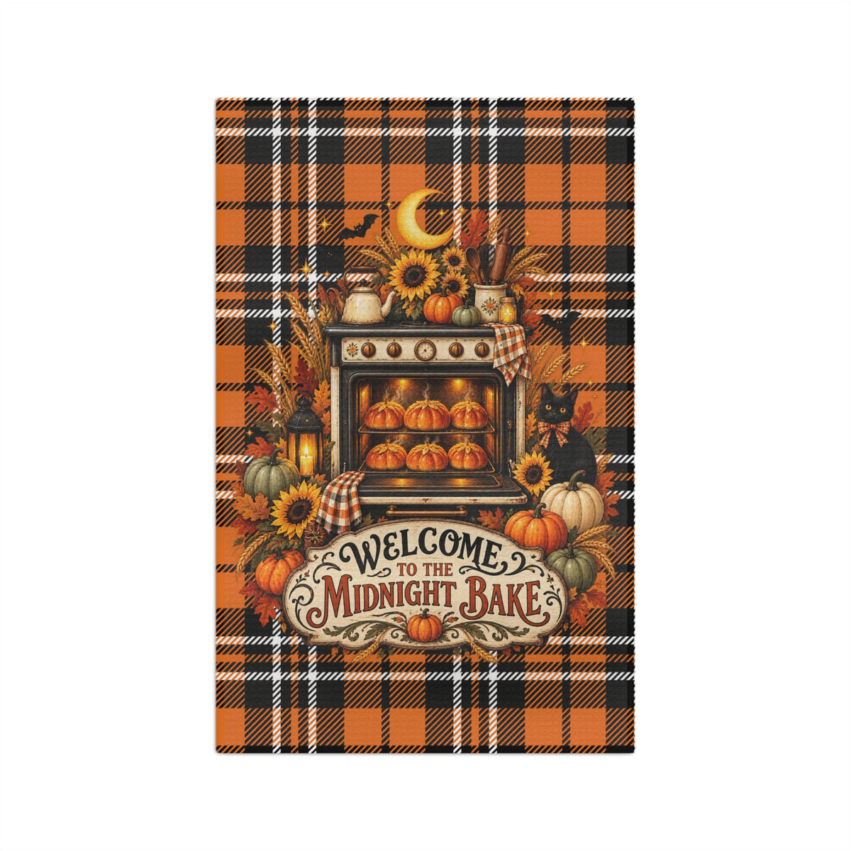Welcome to the Midnight Bakery Autumn Tea Towel