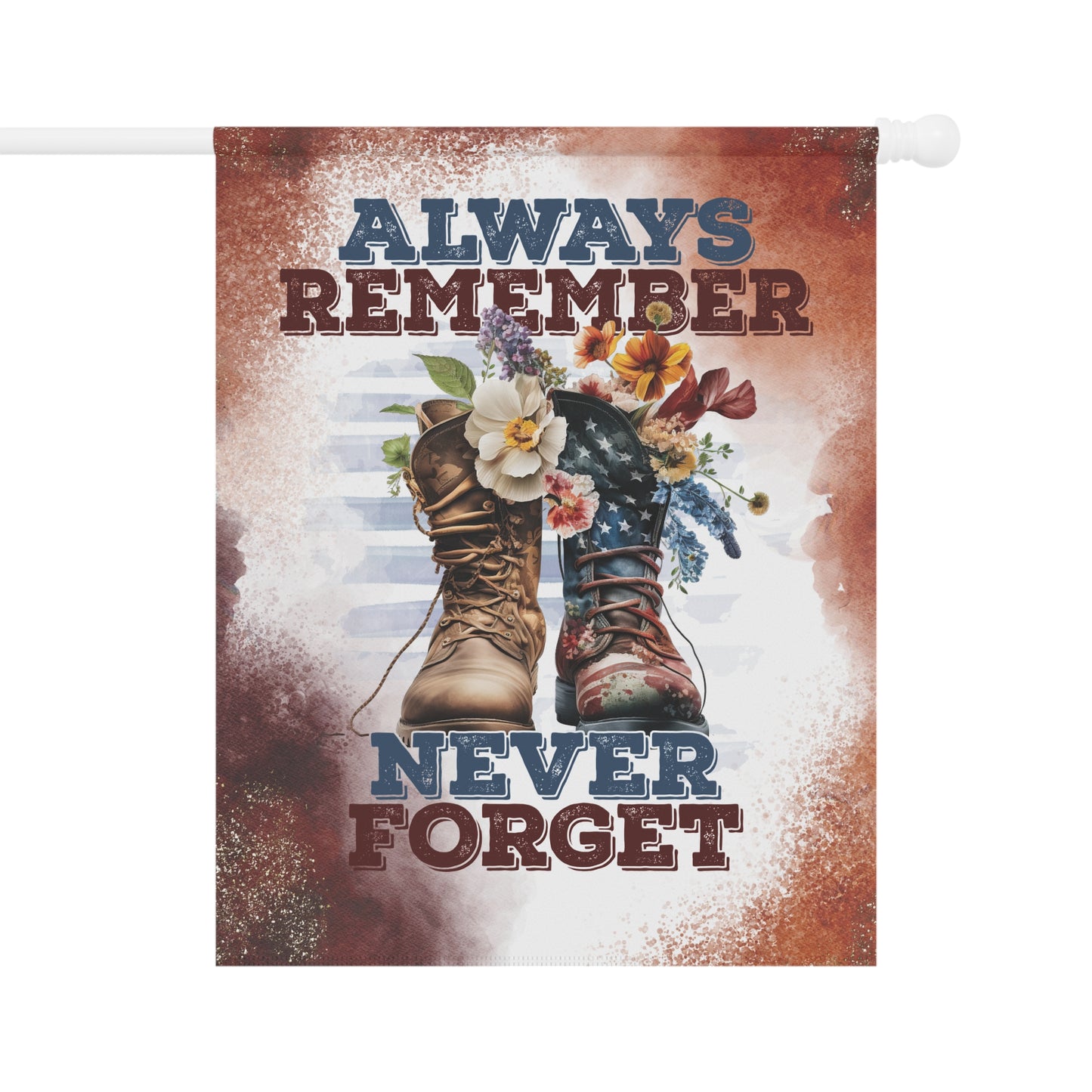 Memory Garden Flag - Always Remember Never Forget Banner