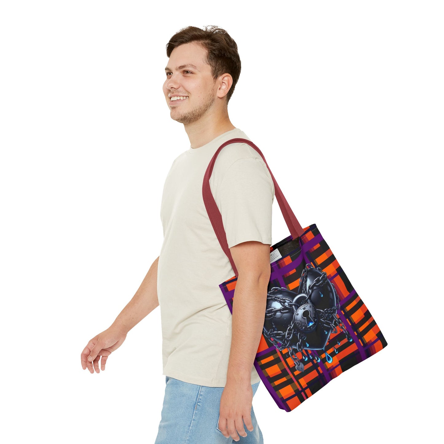Fashionable Halloween Theme Tote Bag (AOP), Stylish for Everyday or Occasion, Perfect for Halloween Lovers, Great Gift Idea for Anyone