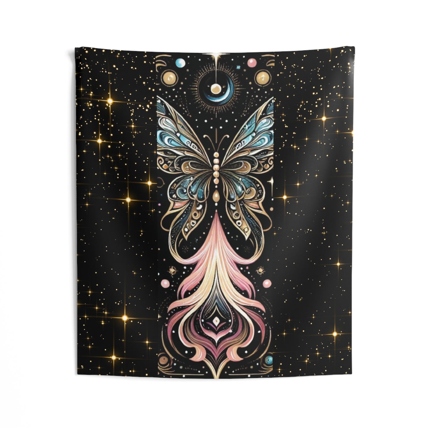 Celestial Butterfly Wall Tapestry - Dreamy Room Decor, Bohemian Wall Art, Unique Gift, Magical Home Decoration, Stunning Bedroom Accent