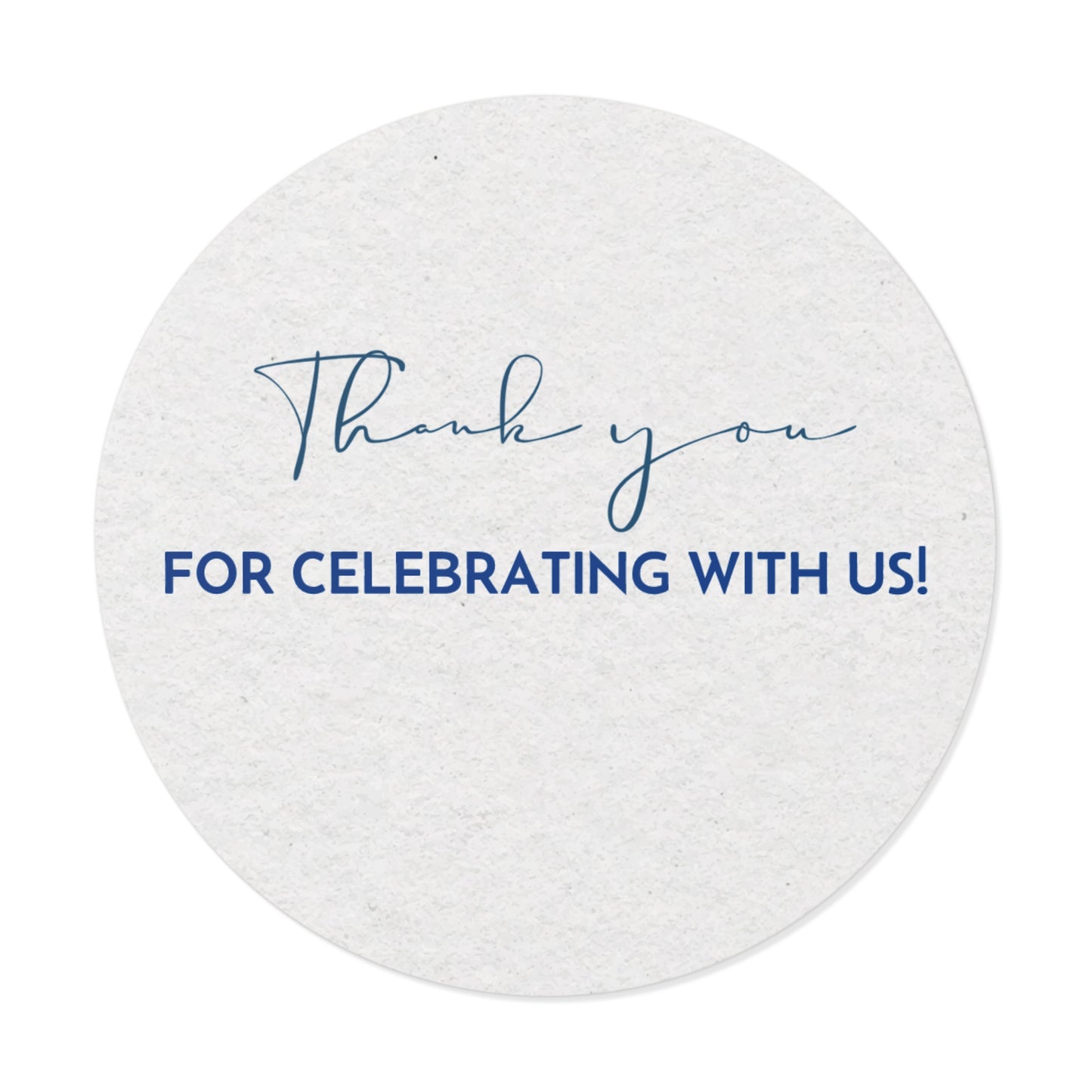 Thank You Celebration Stickers, Custom Wedding Favors, Personalized Party Decor, Event Stickers, Stylish Thank You Notes