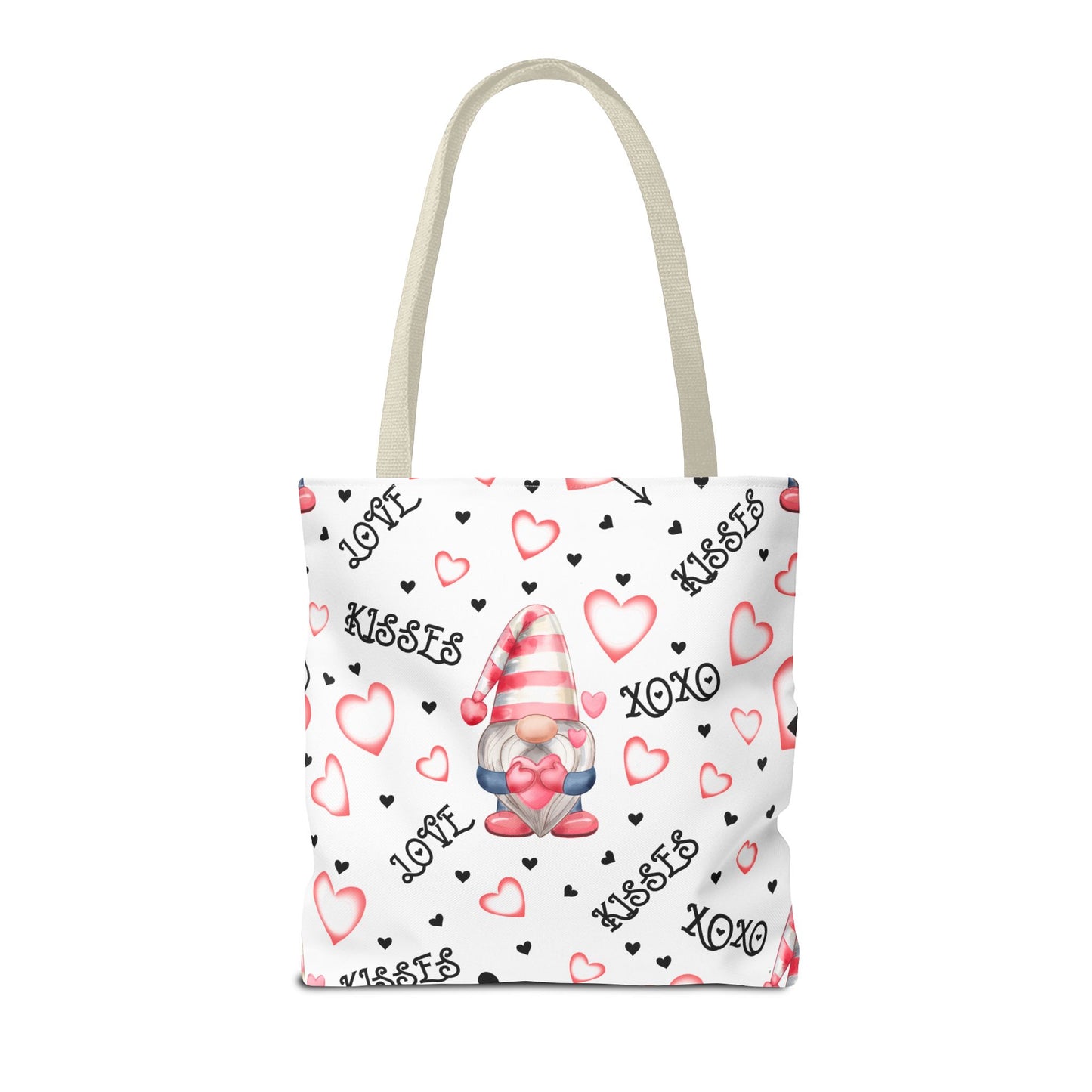Romantic Love Gnome Tote Bag - Whimsical Valentine Gift for Gnome Lovers