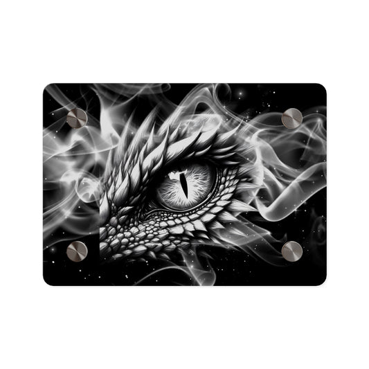 Mystical Dragon Eye Acrylic Wall Art Panels - Home Decor for Fantasy Lovers