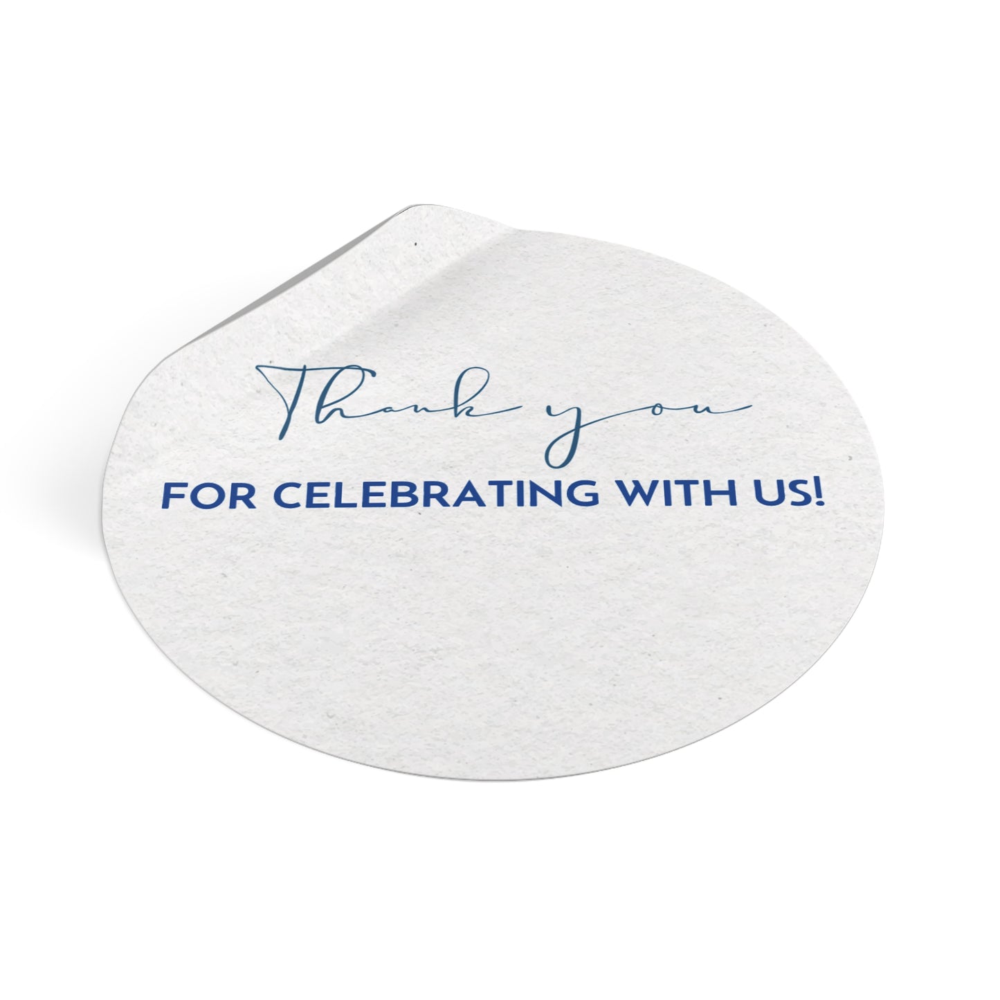 Thank You Celebration Stickers, Custom Wedding Favors, Personalized Party Decor, Event Stickers, Stylish Thank You Notes