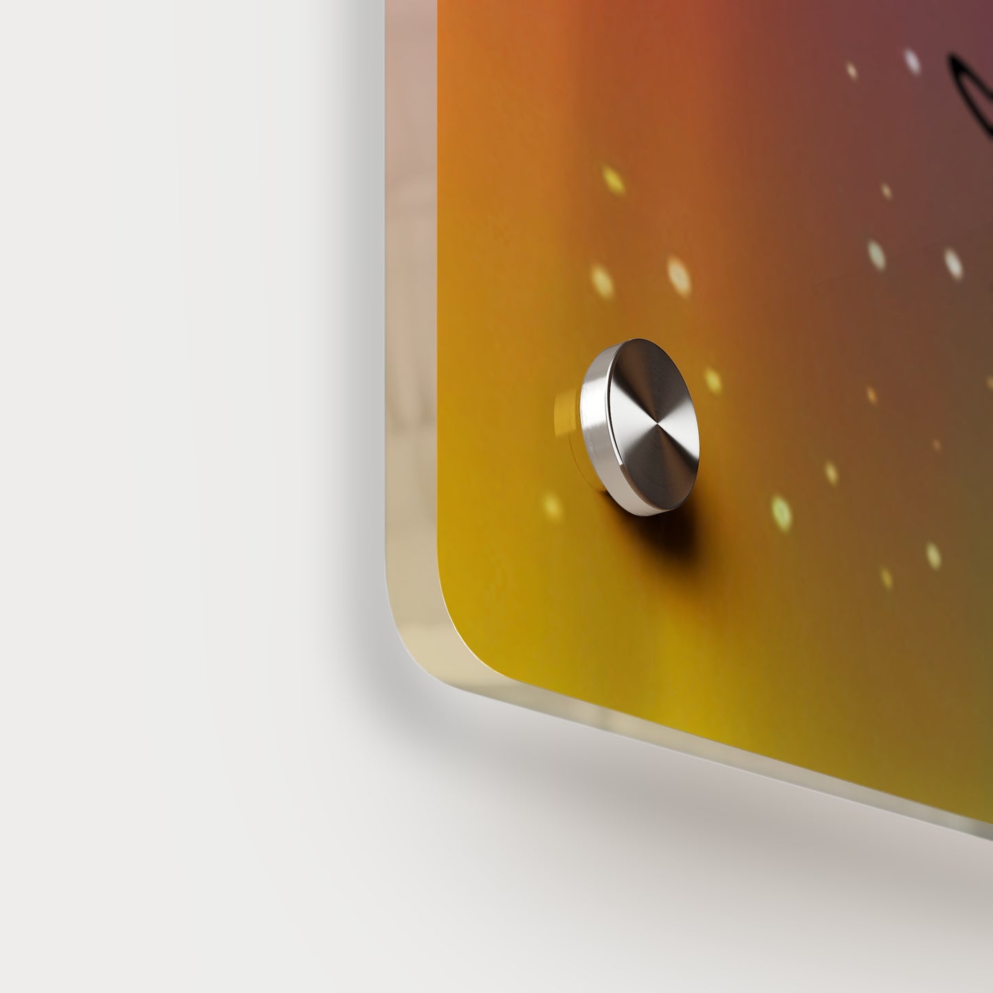 Acrylic Wall Art Panel - Inspirational Quote 'Be the Energy You Want to Attract' Wall Decor