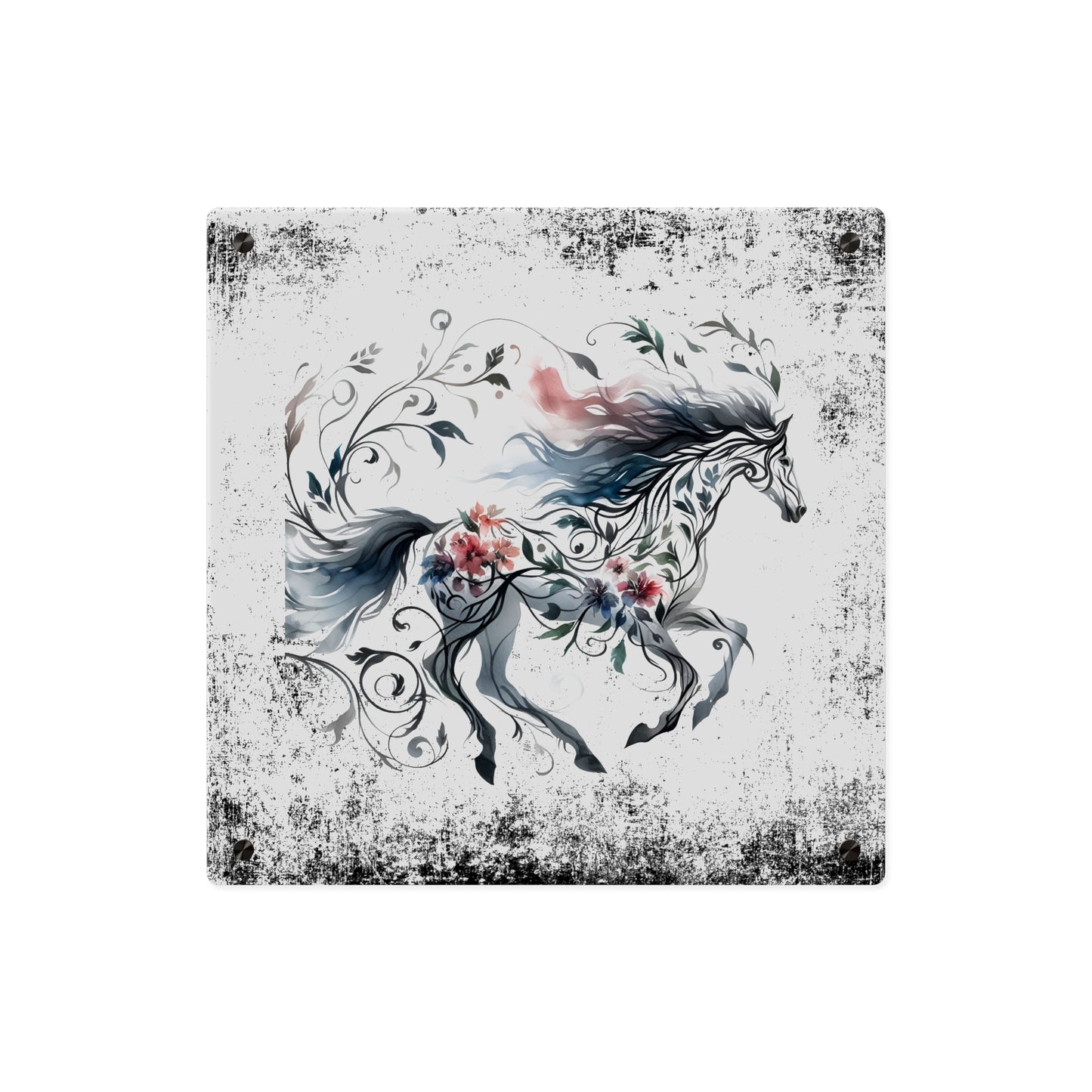Celestial Horse Acrylic Wall Art Panel - Ethereal Home Decor