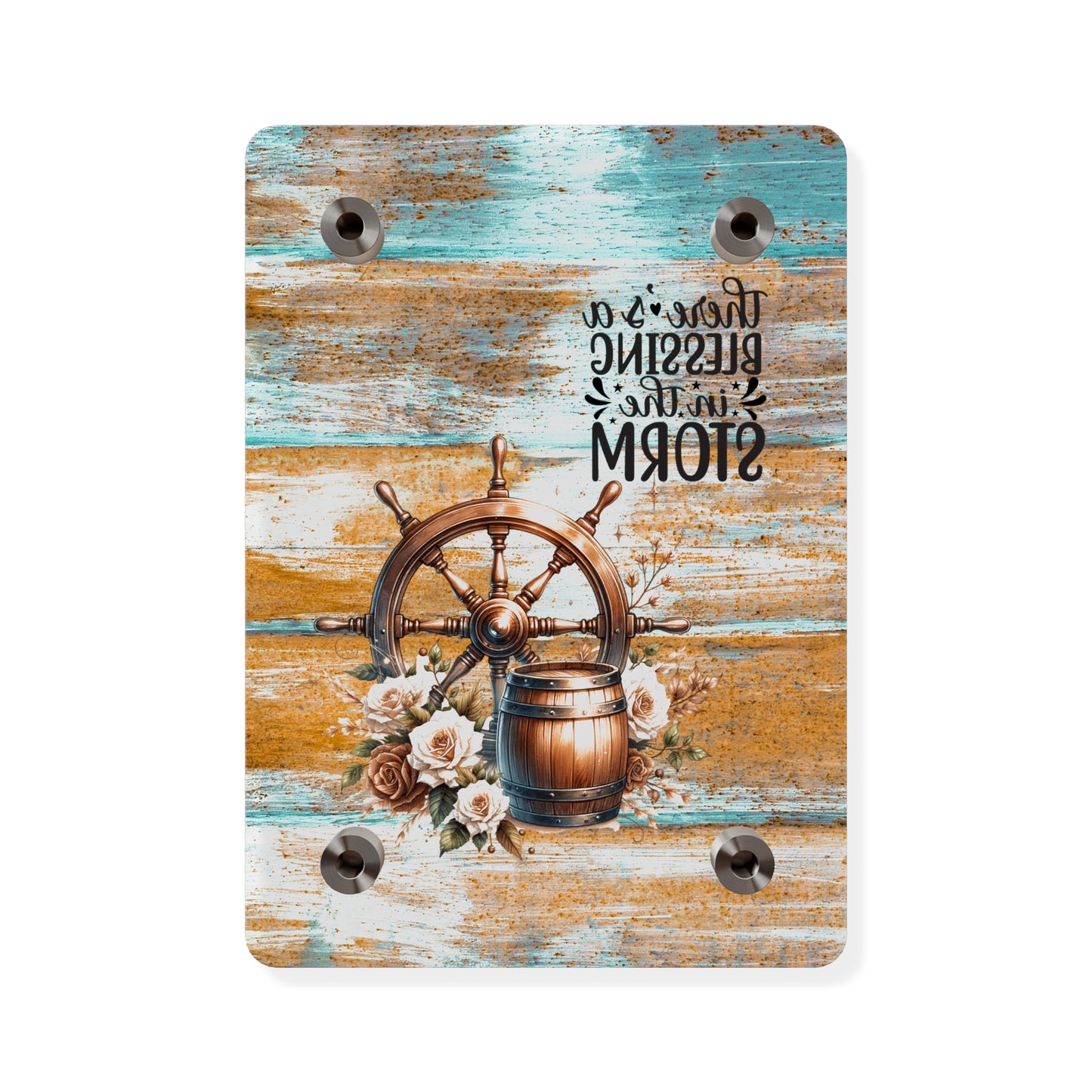 Nautical Blessings Acrylic Wall Art Panel - Inspiring Home Decor