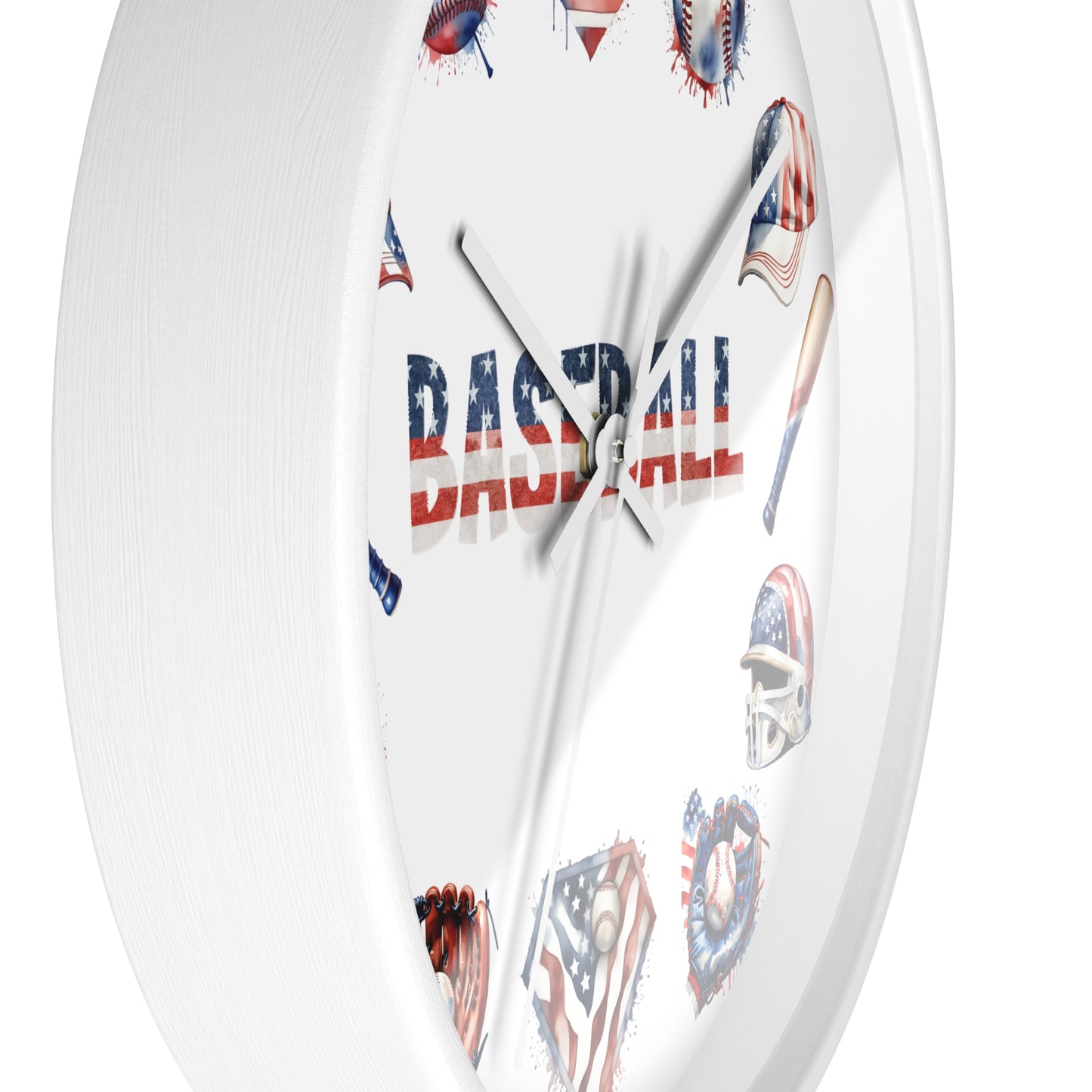 Baseball Theme Wall Clock - Sports Decor Gift for Baseball Lovers