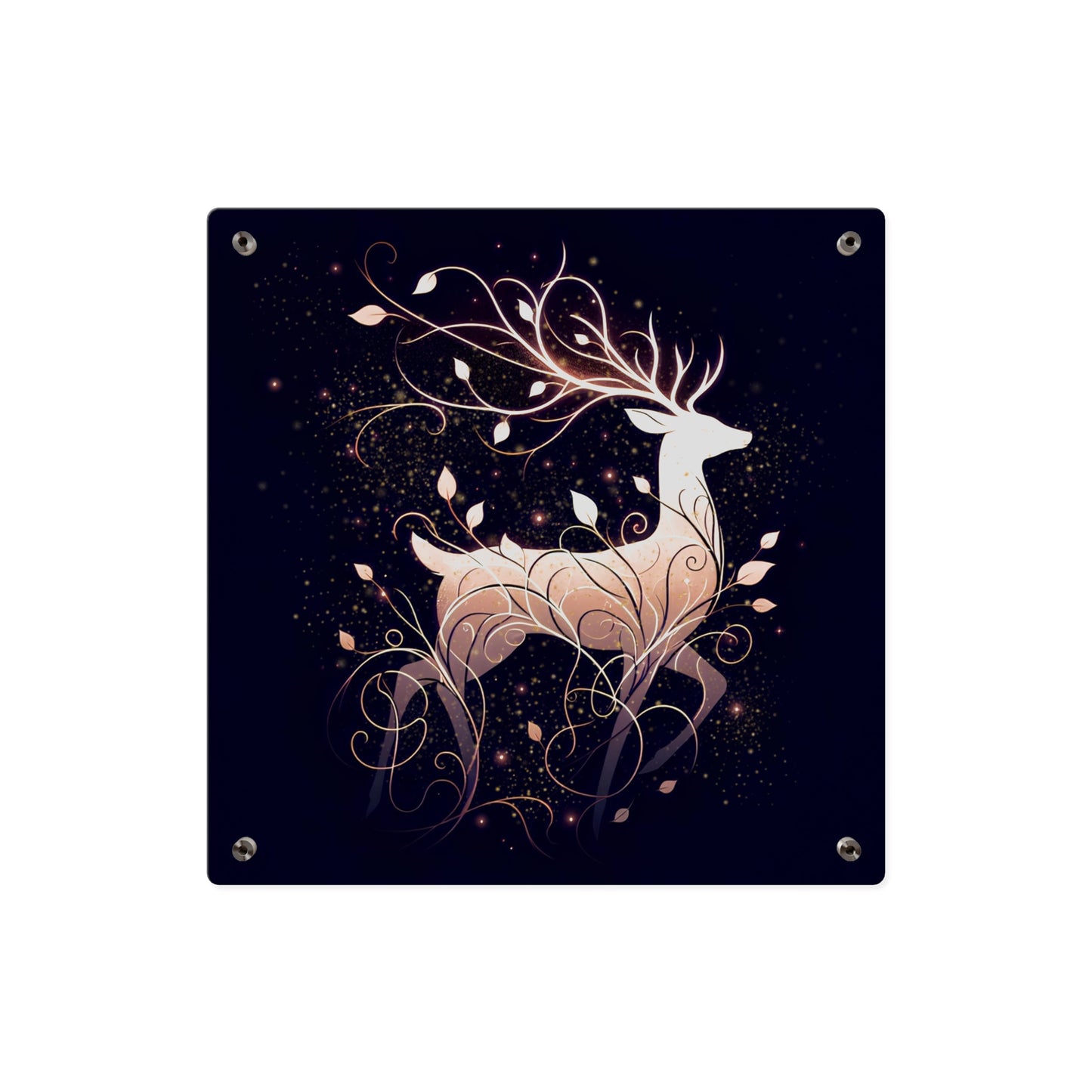 Elegant Deer Acrylic Wall Art Panel - Nature-Inspired Home Decor