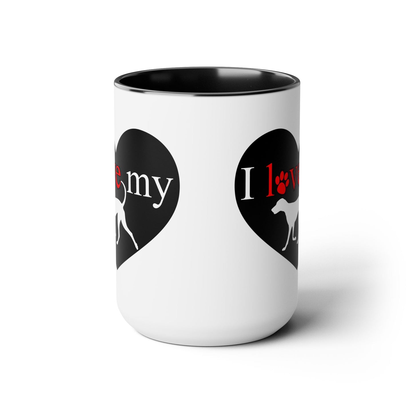 Pet Theme Two-Tone Coffee Mugs, 15oz, Animal Lovers, Pet Lovers Quote, Pet Lovers, Coffee, Tea, Hot Chocolate Lovers, Gift Idea for Any Occasion