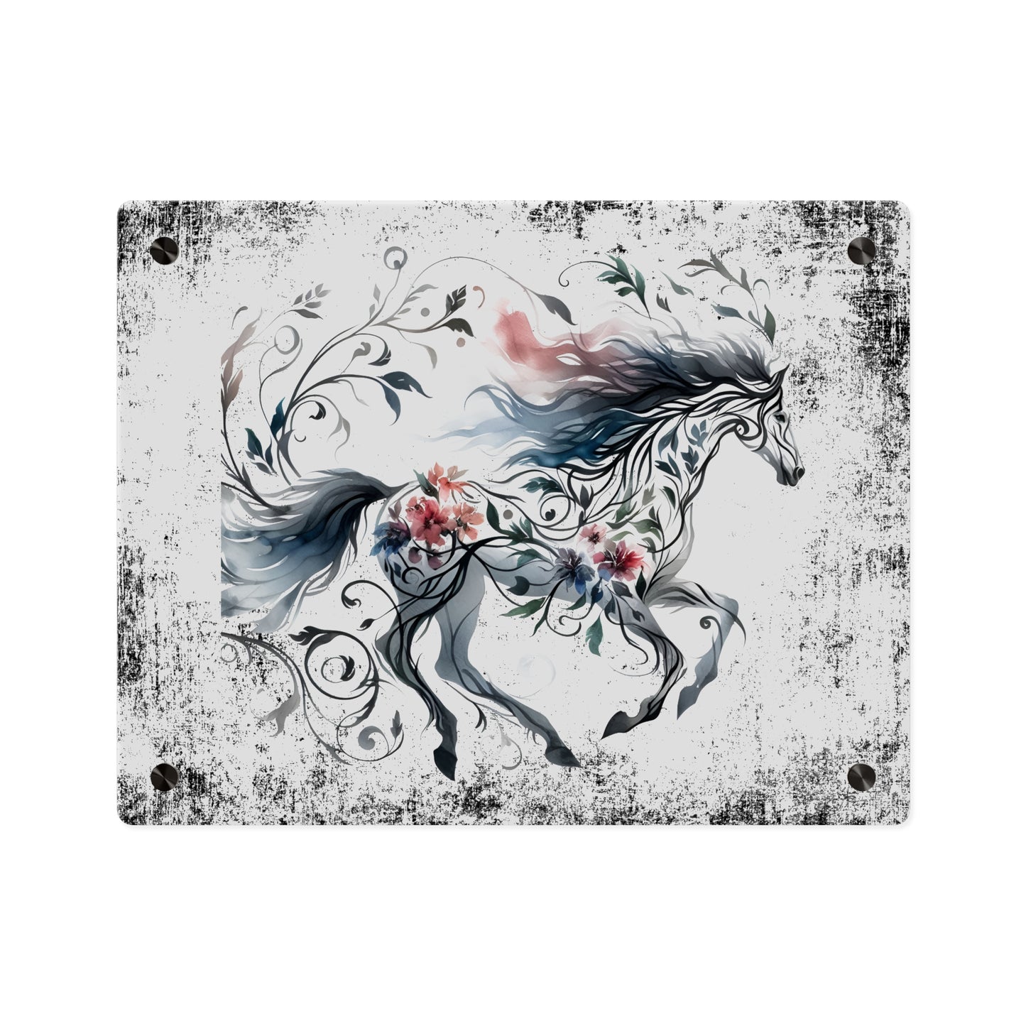 Celestial Horse Acrylic Wall Art Panel - Ethereal Home Decor