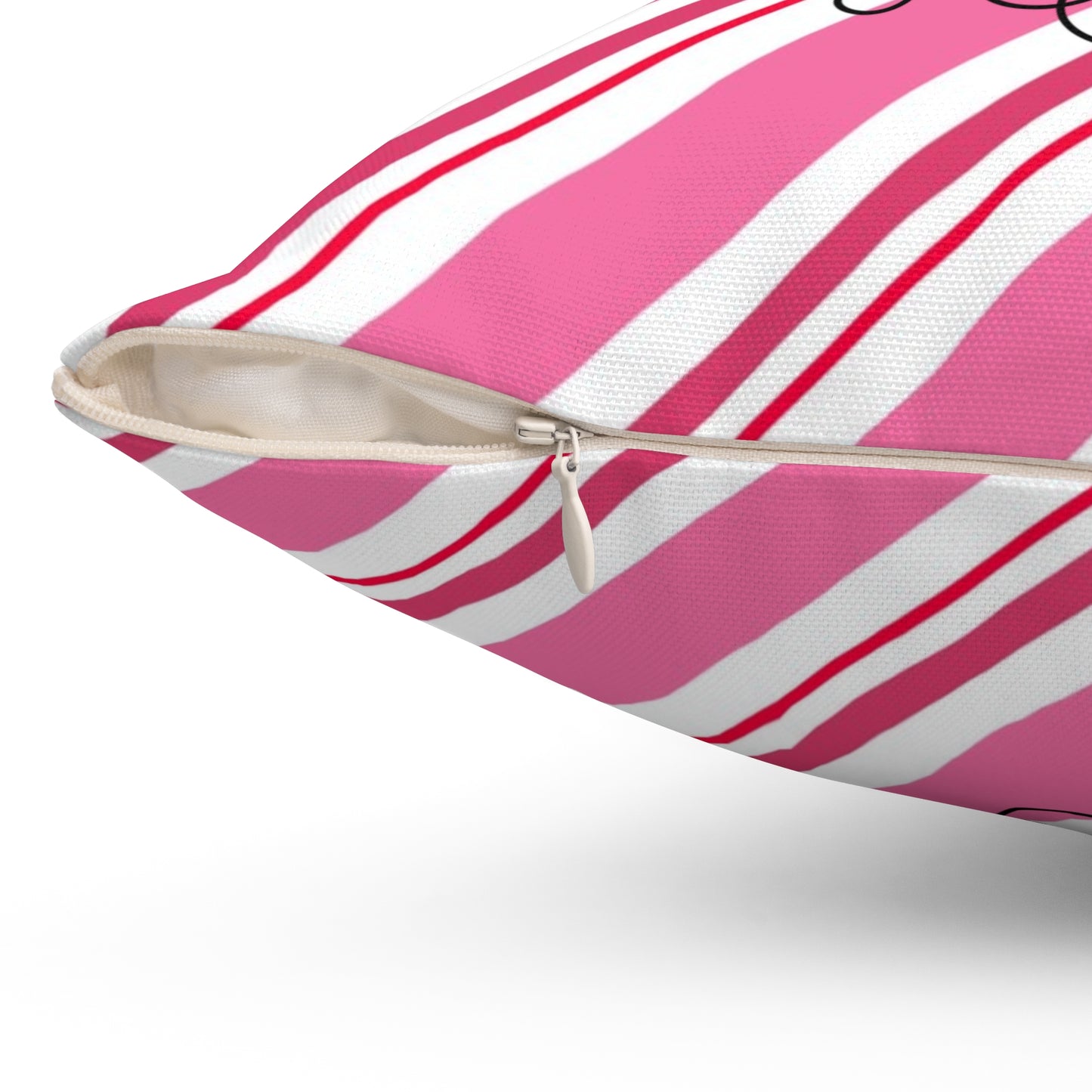 Pet Holiday Theme Spun Polyester Square Pillow, Pet Lover's Holiday Decor for Home or Office, Holiday Decor for Pet Lover's