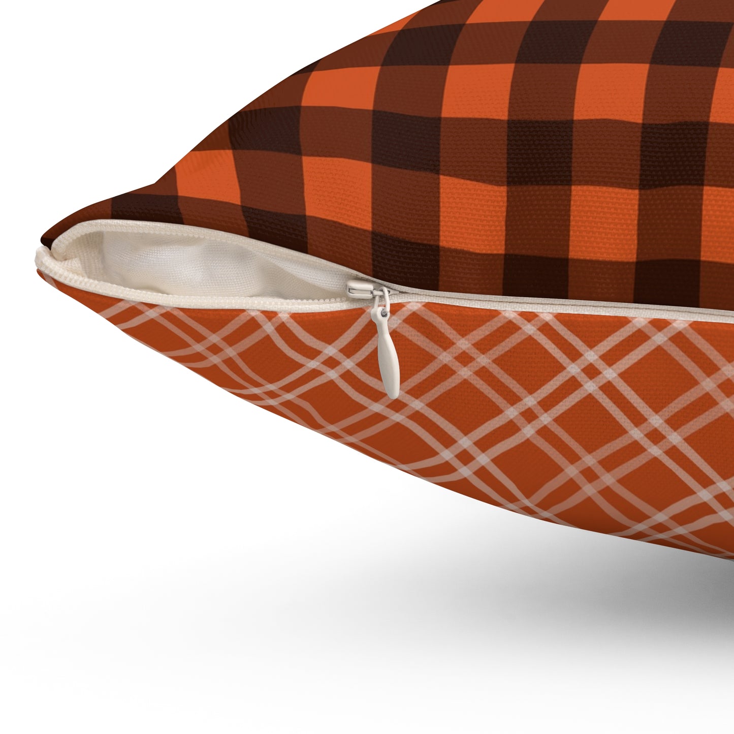 Spun Polyester Square Pillow - Autumn Harvest Thankful Vibes, Beautiful Fall Season Decor, Stylish Accent for Any Room in Home or Office