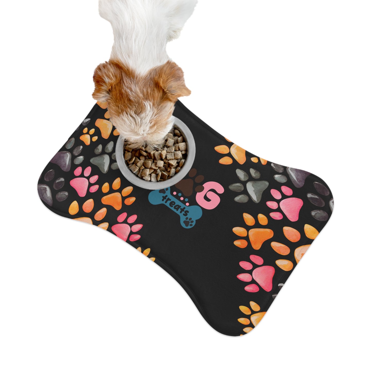 Stylish Pet Feeding Mats - Perfect for Dog Lovers, Cute Paw Print Design, Dog Feeding Station, Pet Accessories, Home Decor