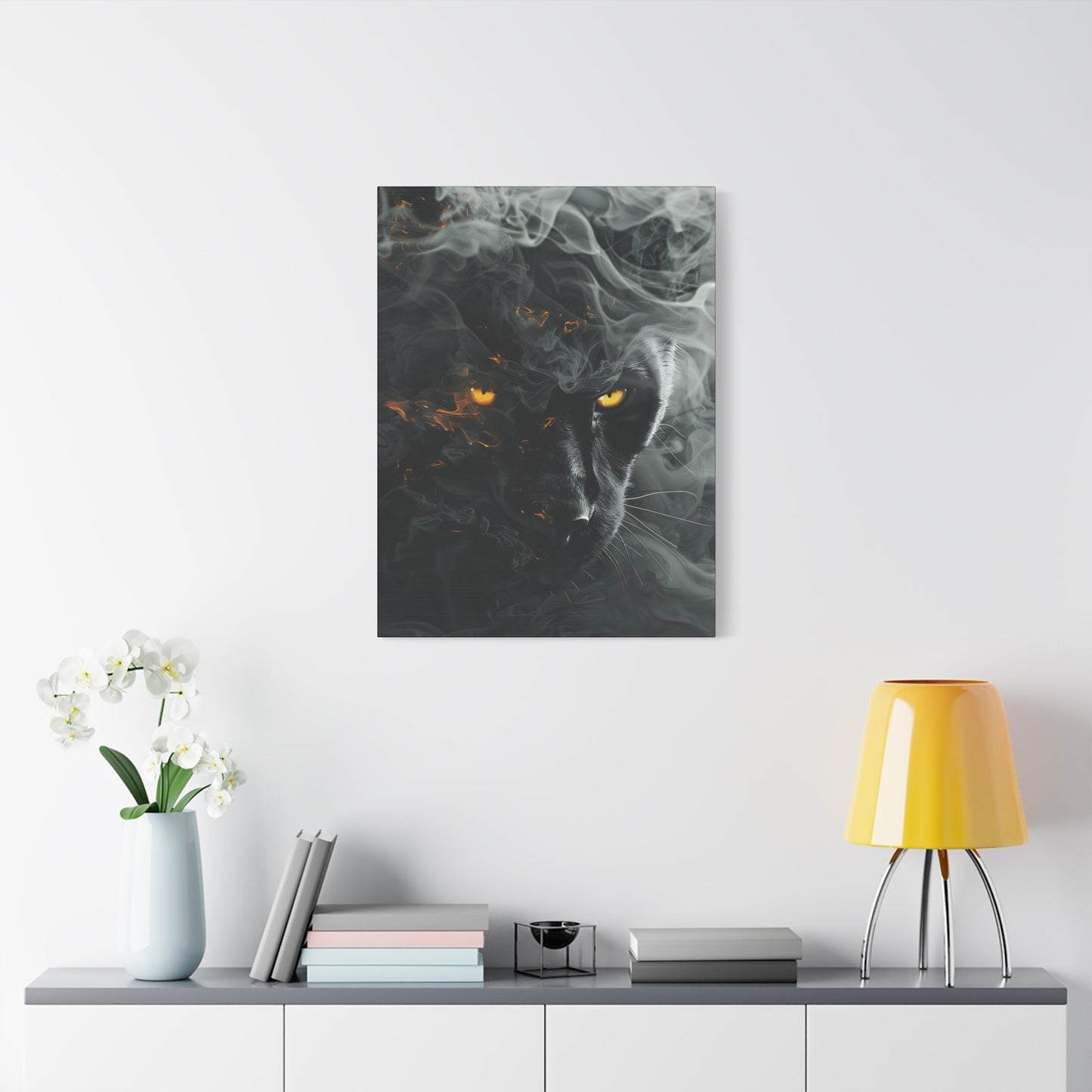 Mystical Panther Canvas Wall Art - 1.25" Stretched Wall Decor