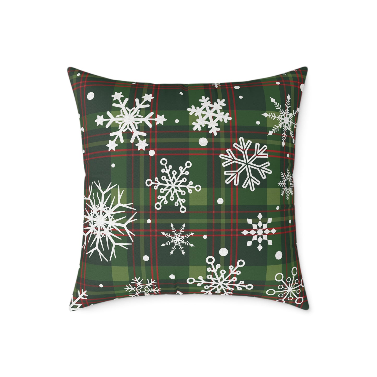 Holiday Humor Square Poly Canvas Pillow, Beautiful Two-Sided Holiday Decor, Holiday Accent for Home or Office, Accent for Any Room