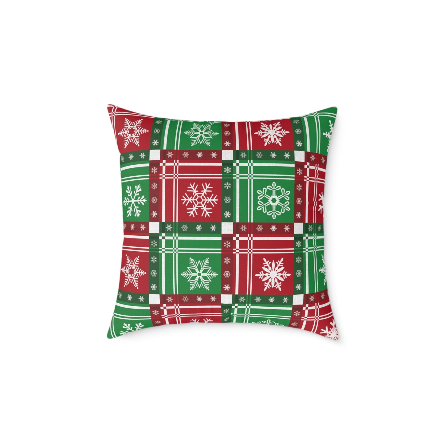 Holiday Humor Square Poly Canvas Pillow, Beautiful Two-Sided Holiday Decor Pillow for Home or Office, Accent for Any Room