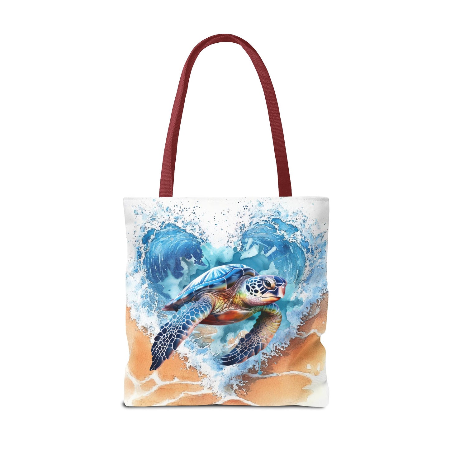 Ocean Turtle Tote Bag - Eco-Friendly, Beach Vibes, Summer Gift, Sea Life Accessory, Environmental Awareness
