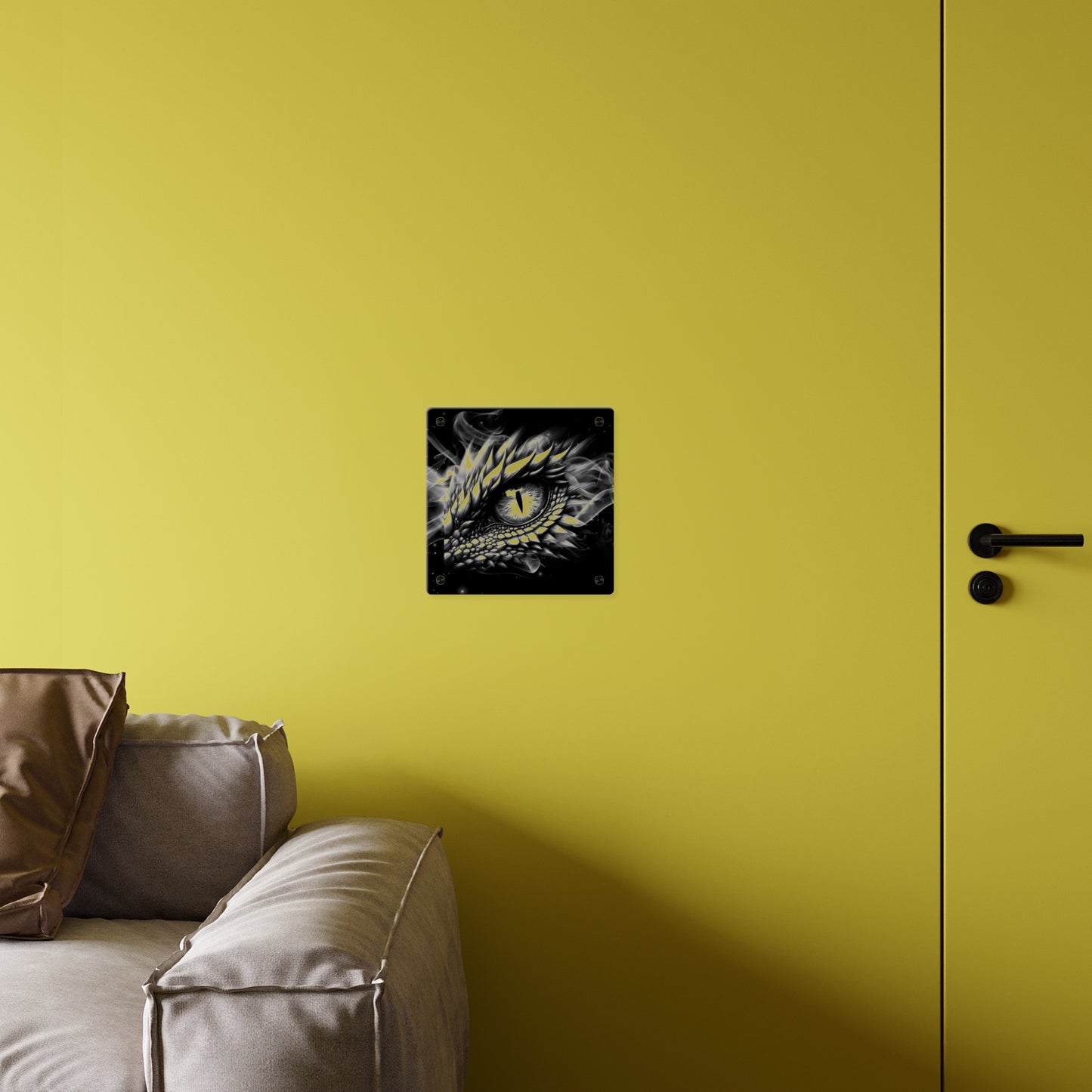 Mystical Dragon Eye Acrylic Wall Art Panels - Home Decor for Fantasy Lovers