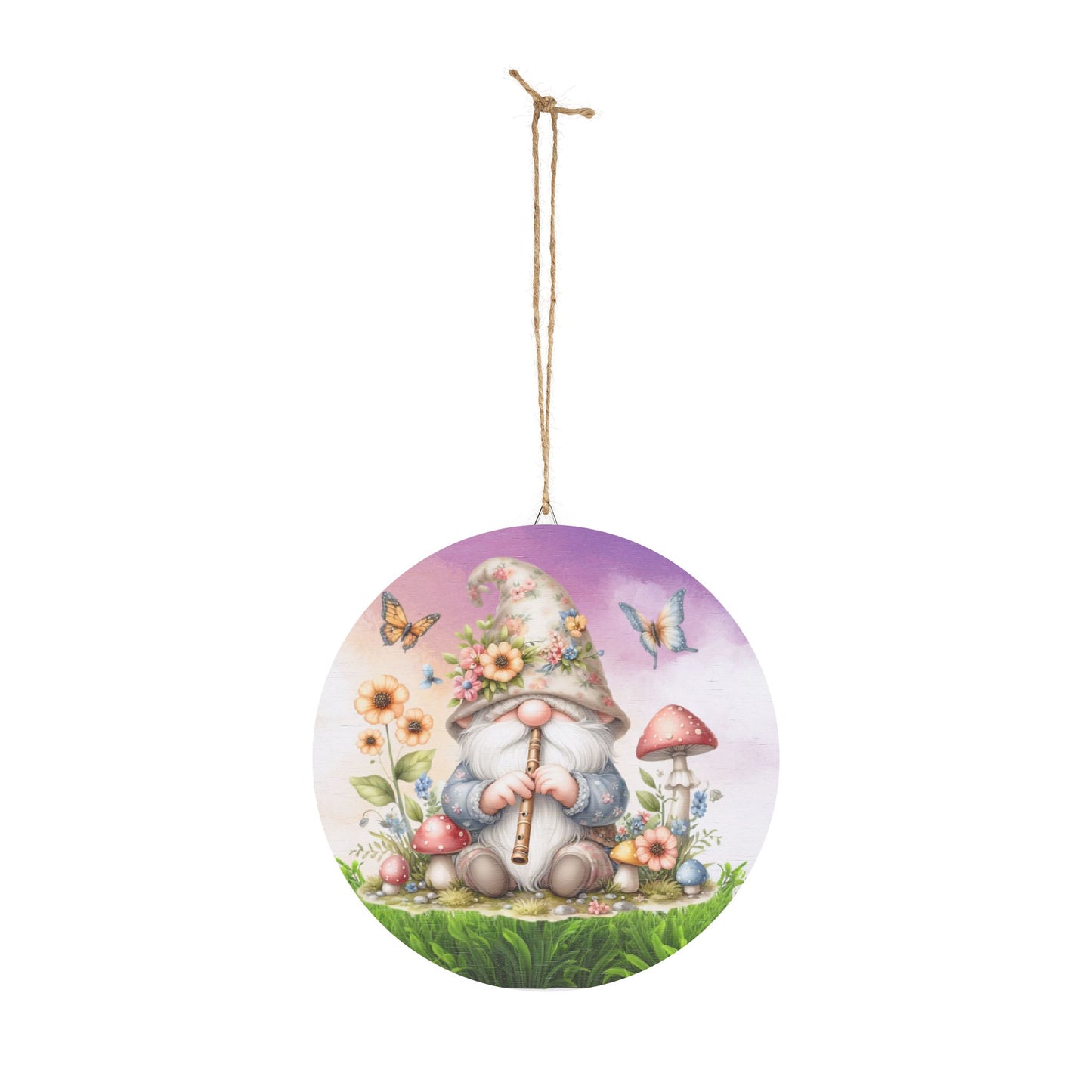 Charming Gnome Rustic Charm Wood Sign - Whimsical Forest Rustic Charm Decor for Home, Garden, or Gifts