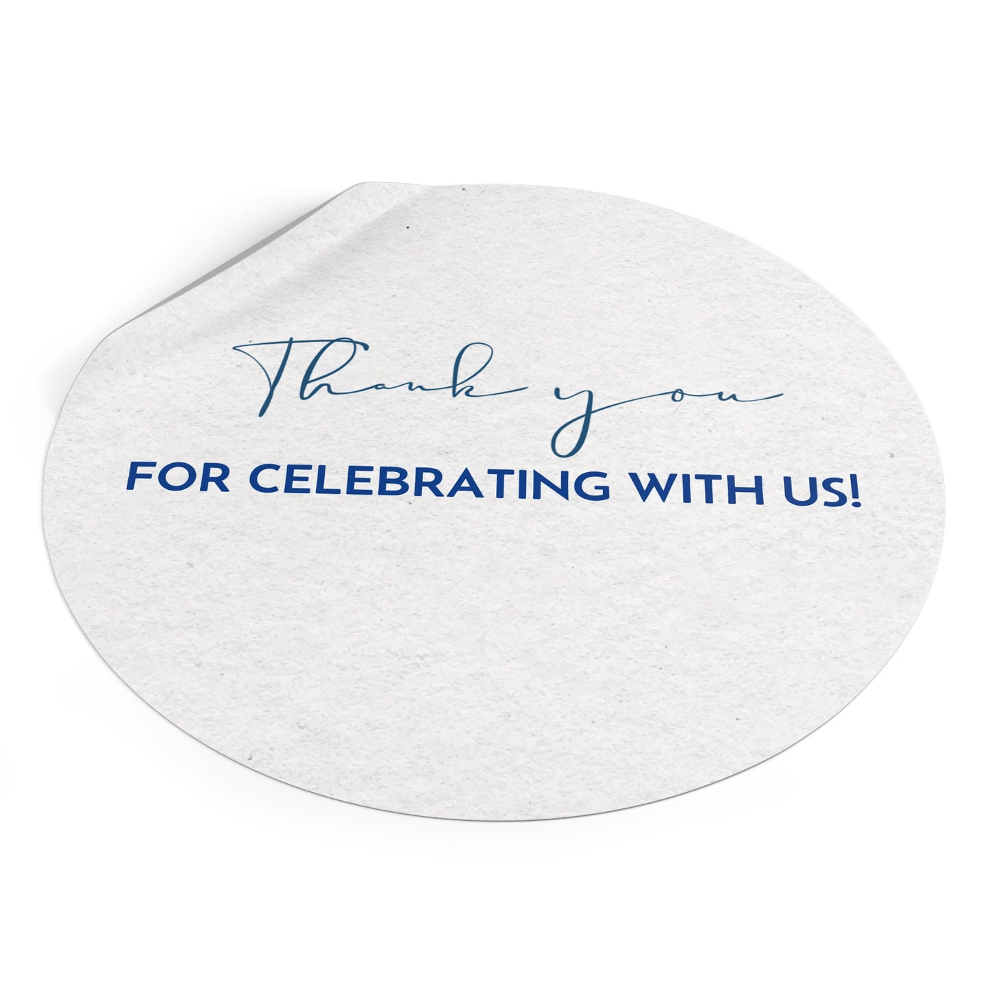 Thank You Celebration Stickers, Custom Wedding Favors, Personalized Party Decor, Event Stickers, Stylish Thank You Notes