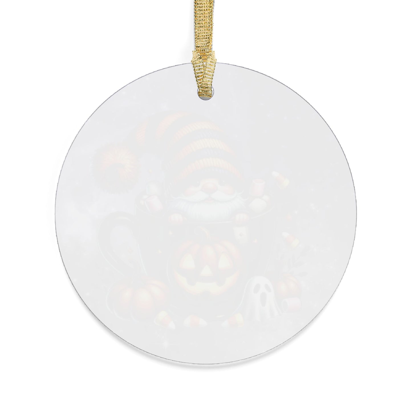 Halloween Gnome Acrylic Holiday Ornament - Festive Decor