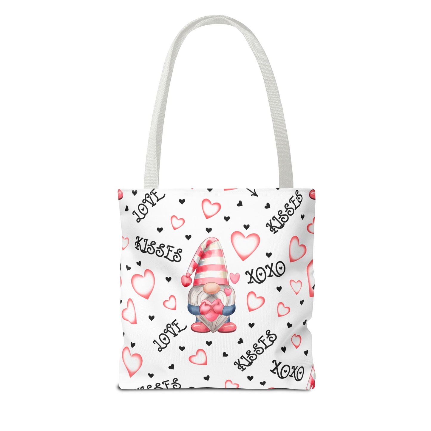 Romantic Love Gnome Tote Bag - Whimsical Valentine Gift for Gnome Lovers