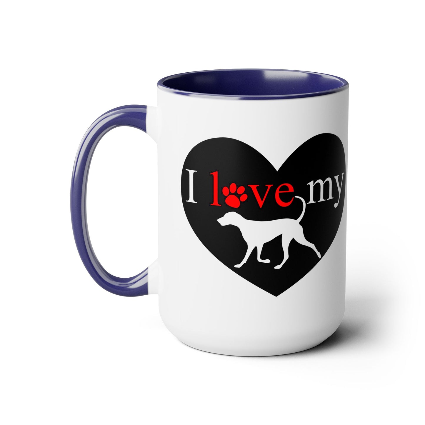 Pet Theme Two-Tone Coffee Mugs, 15oz, Animal Lovers, Pet Lovers Quote, Pet Lovers, Coffee, Tea, Hot Chocolate Lovers, Gift Idea for Any Occasion