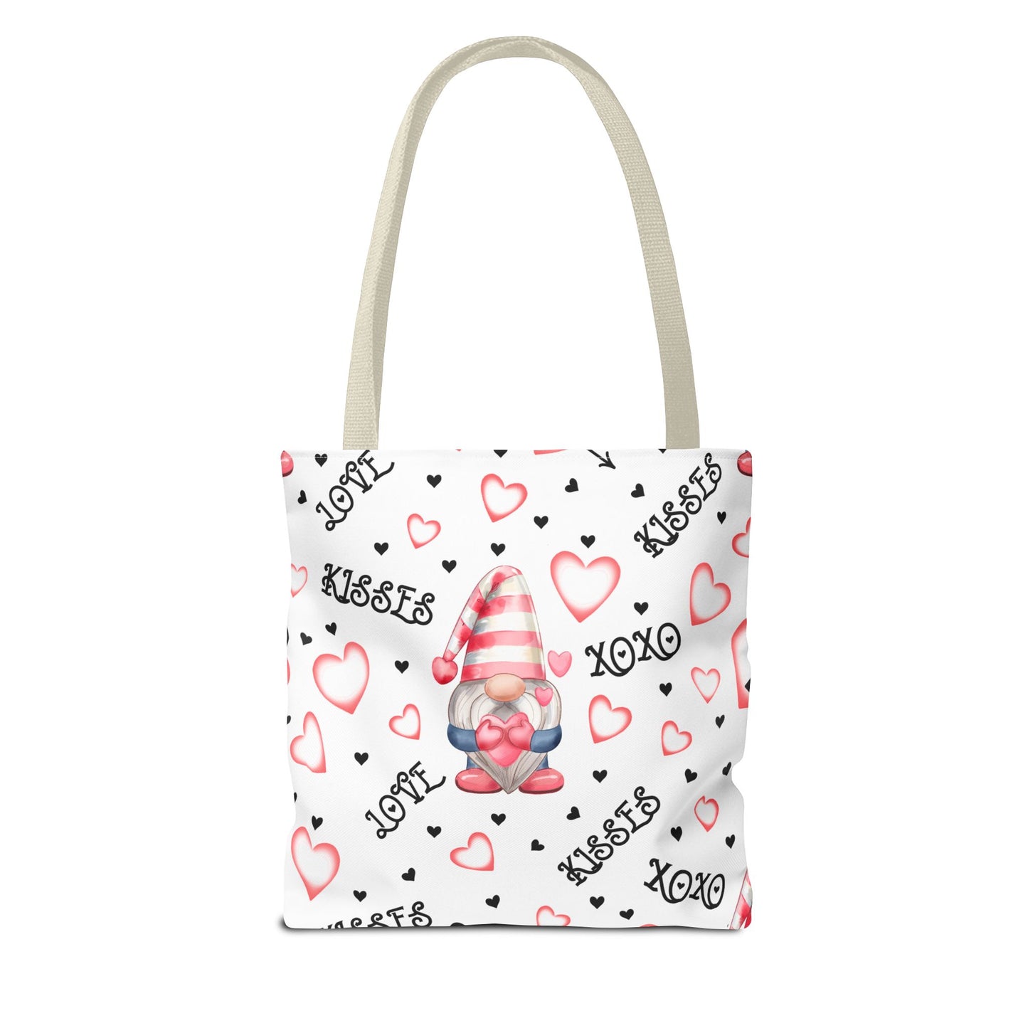 Romantic Love Gnome Tote Bag - Whimsical Valentine Gift for Gnome Lovers