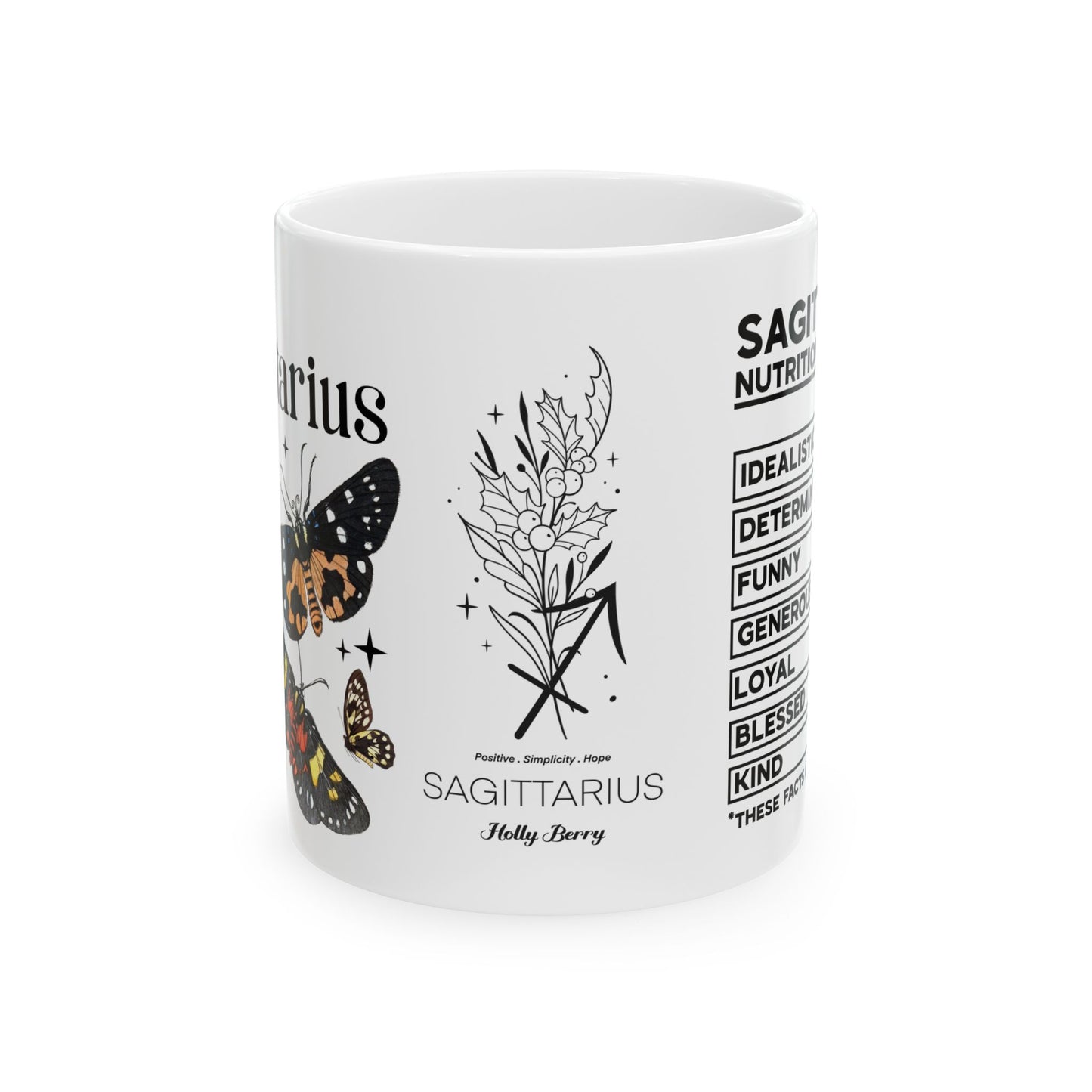 Sagittarius Zodiac Ceramic Mug - Astrology Gifts for Astrology Lovers - 11oz & 15oz Sizes