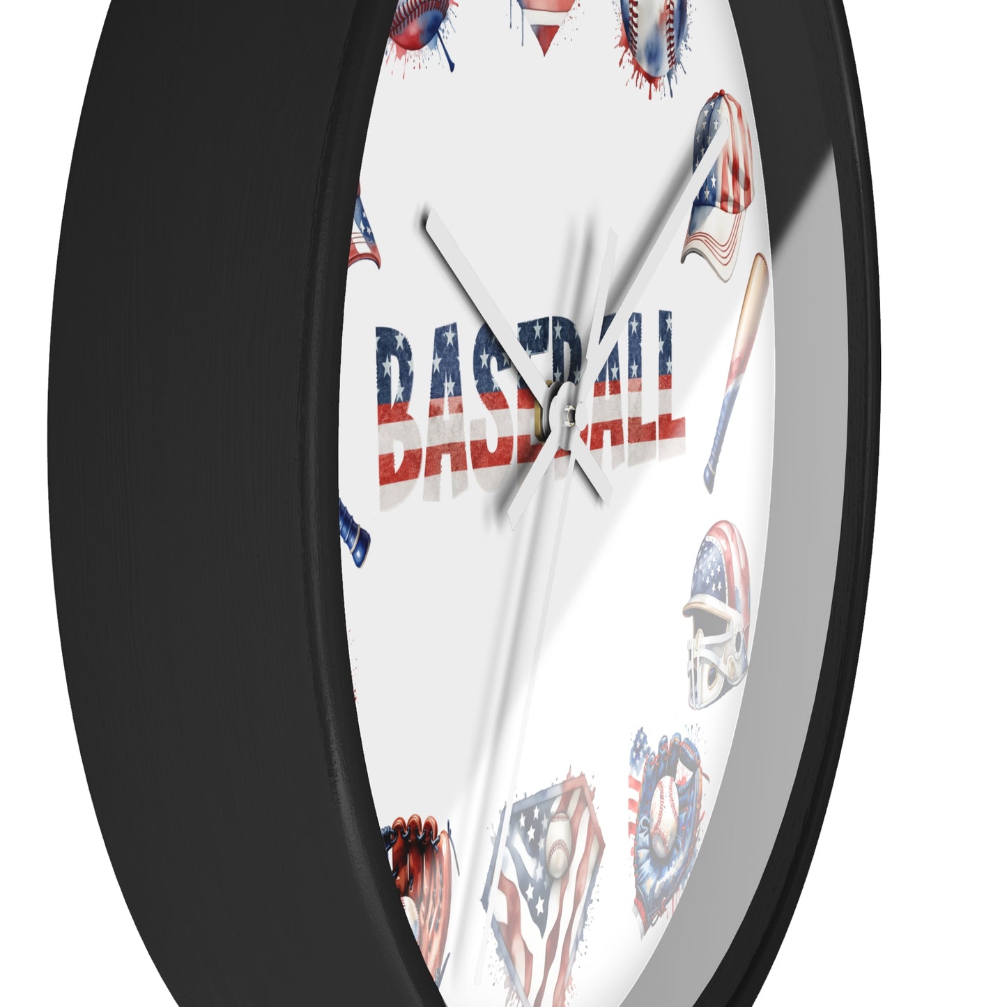 Baseball Theme Wall Clock - Sports Decor Gift for Baseball Lovers