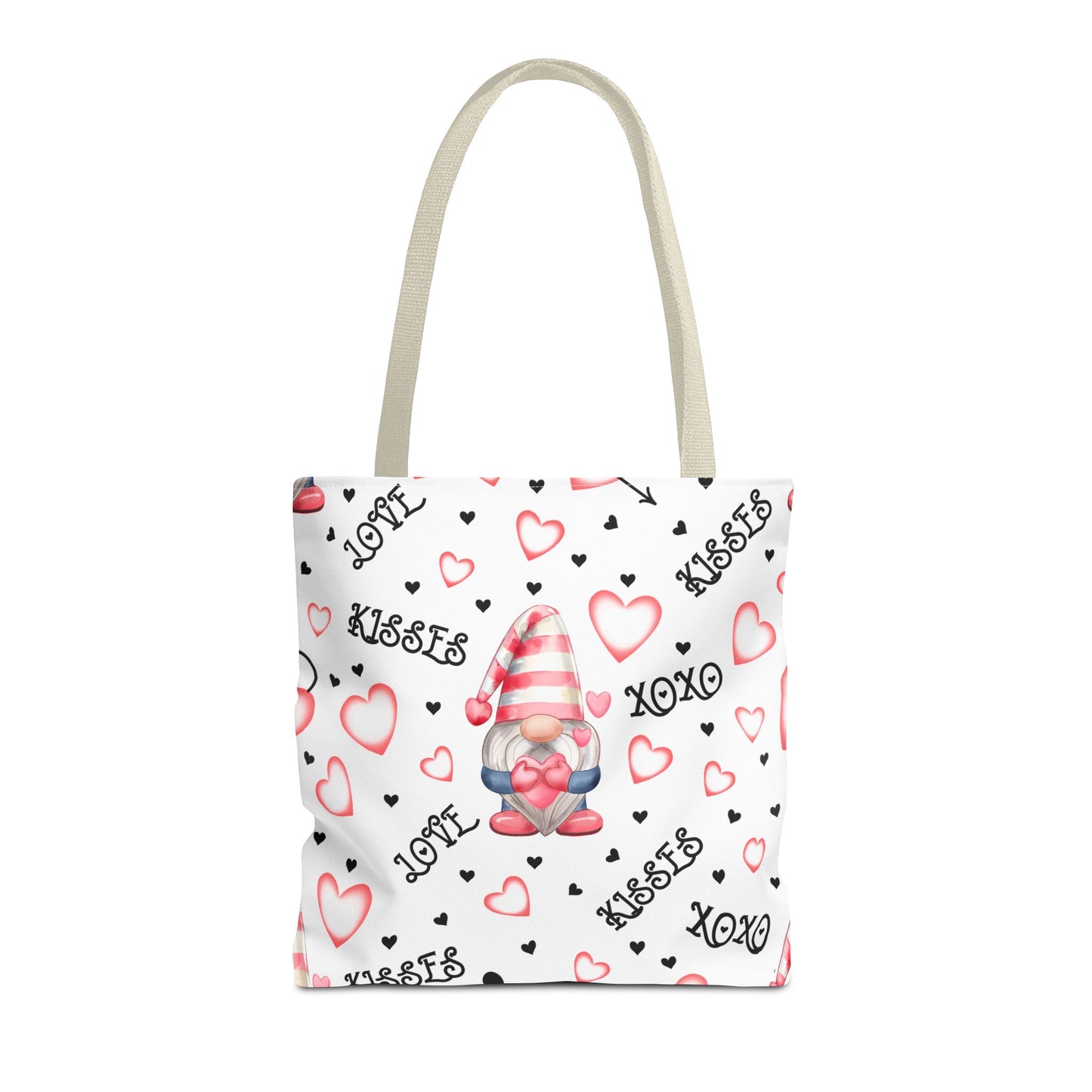 Romantic Love Gnome Tote Bag - Whimsical Valentine Gift for Gnome Lovers