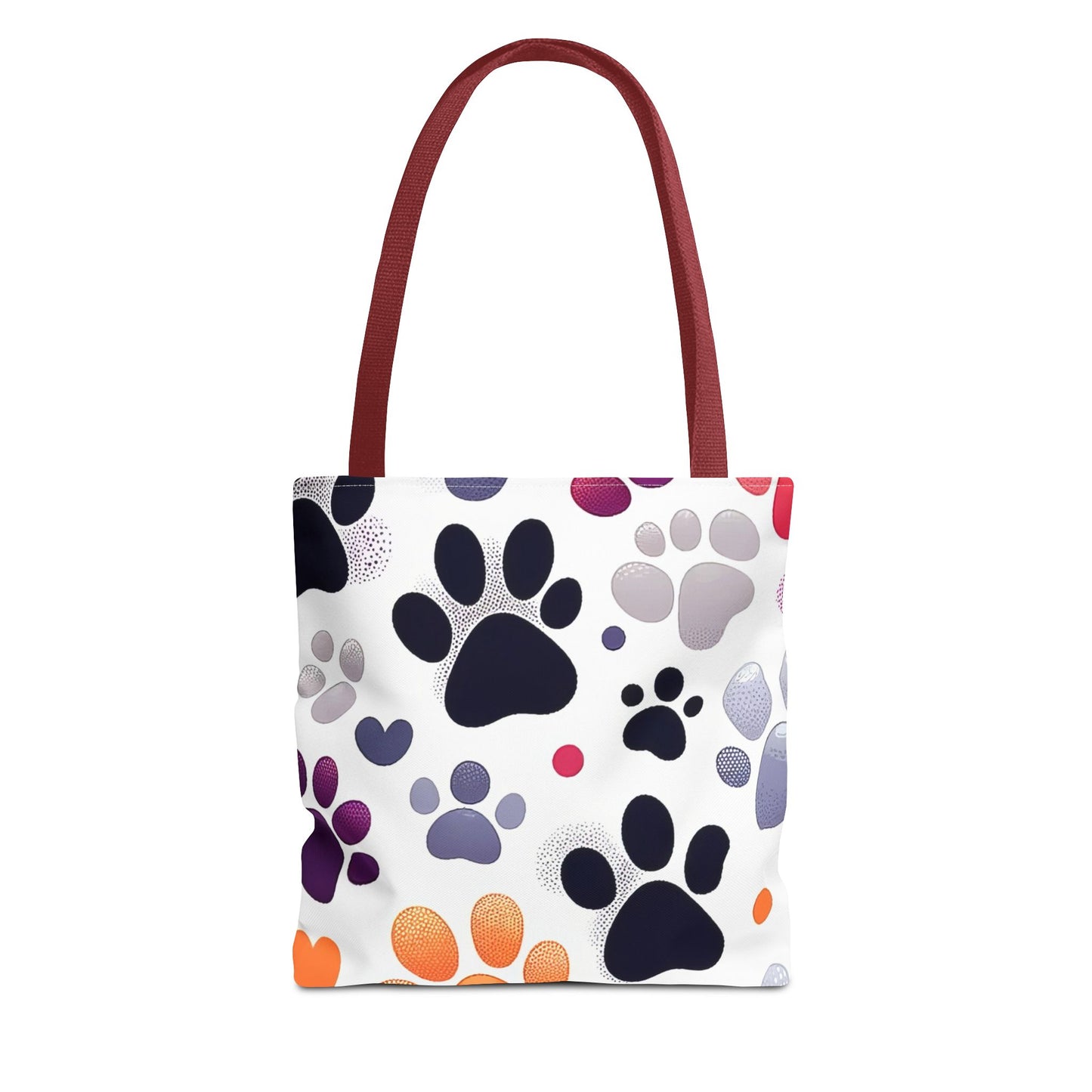 Paw Print FashionableTote Bag (AOP), Stylish, Animal Lovers, Pet Lovers, Great Gift Idea for Birthdays, Holidays or Any Occasion for Anyone