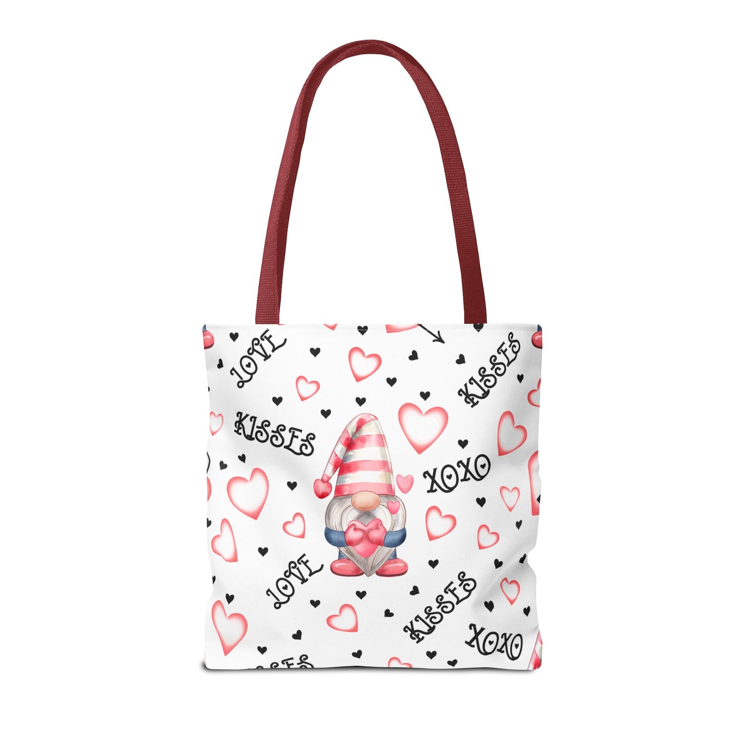 Romantic Love Gnome Tote Bag - Whimsical Valentine Gift for Gnome Lovers