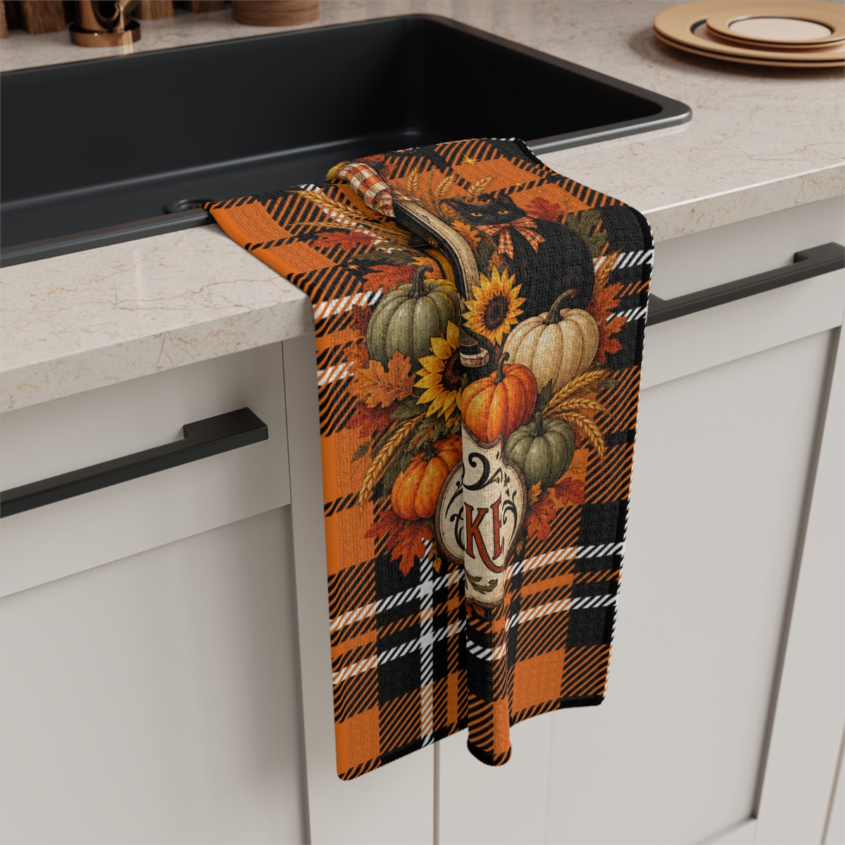 Welcome to the Midnight Bakery Autumn Tea Towel