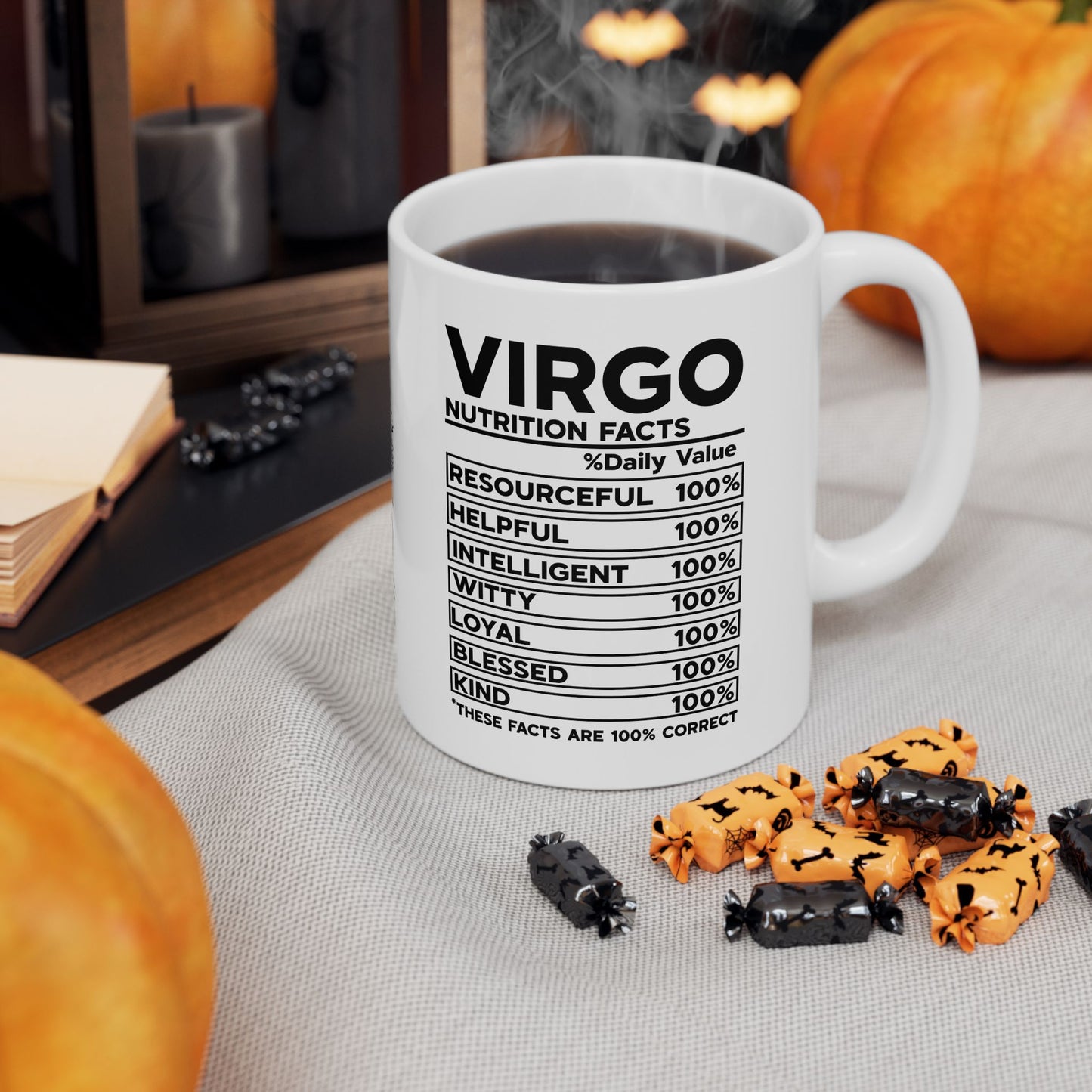 Personalized Virgo Zodiac Ceramic Mug - 11oz & 15oz